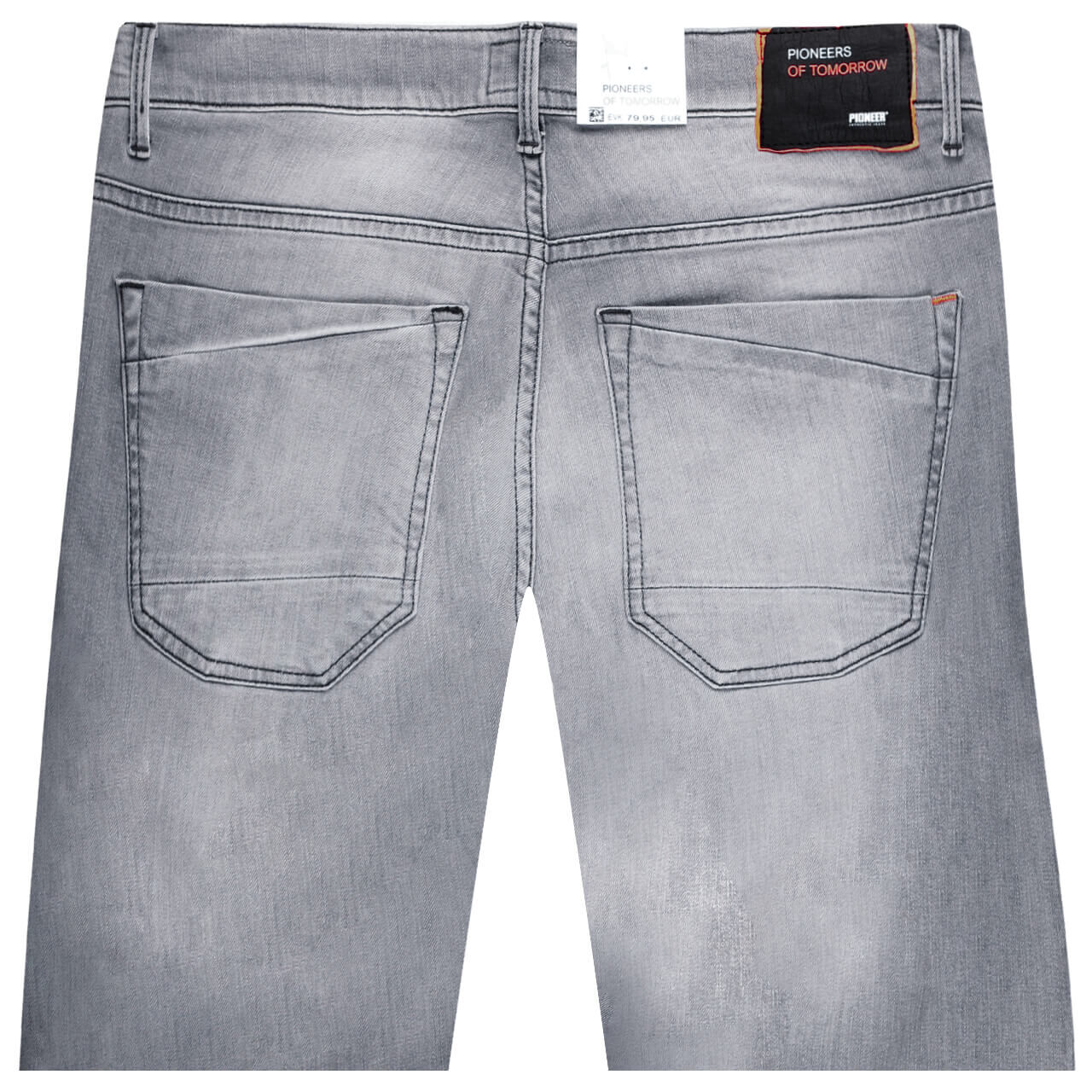 Pioneer Elon Jeans Bermuda light grey