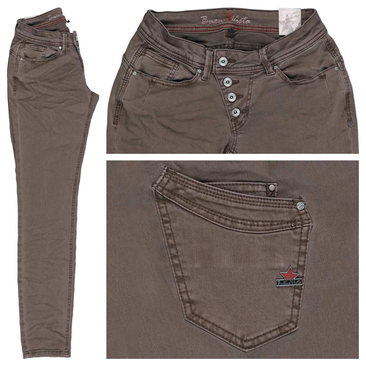 Buena Vista Malibu Stretch Twill Baumwollhose mocha mousse