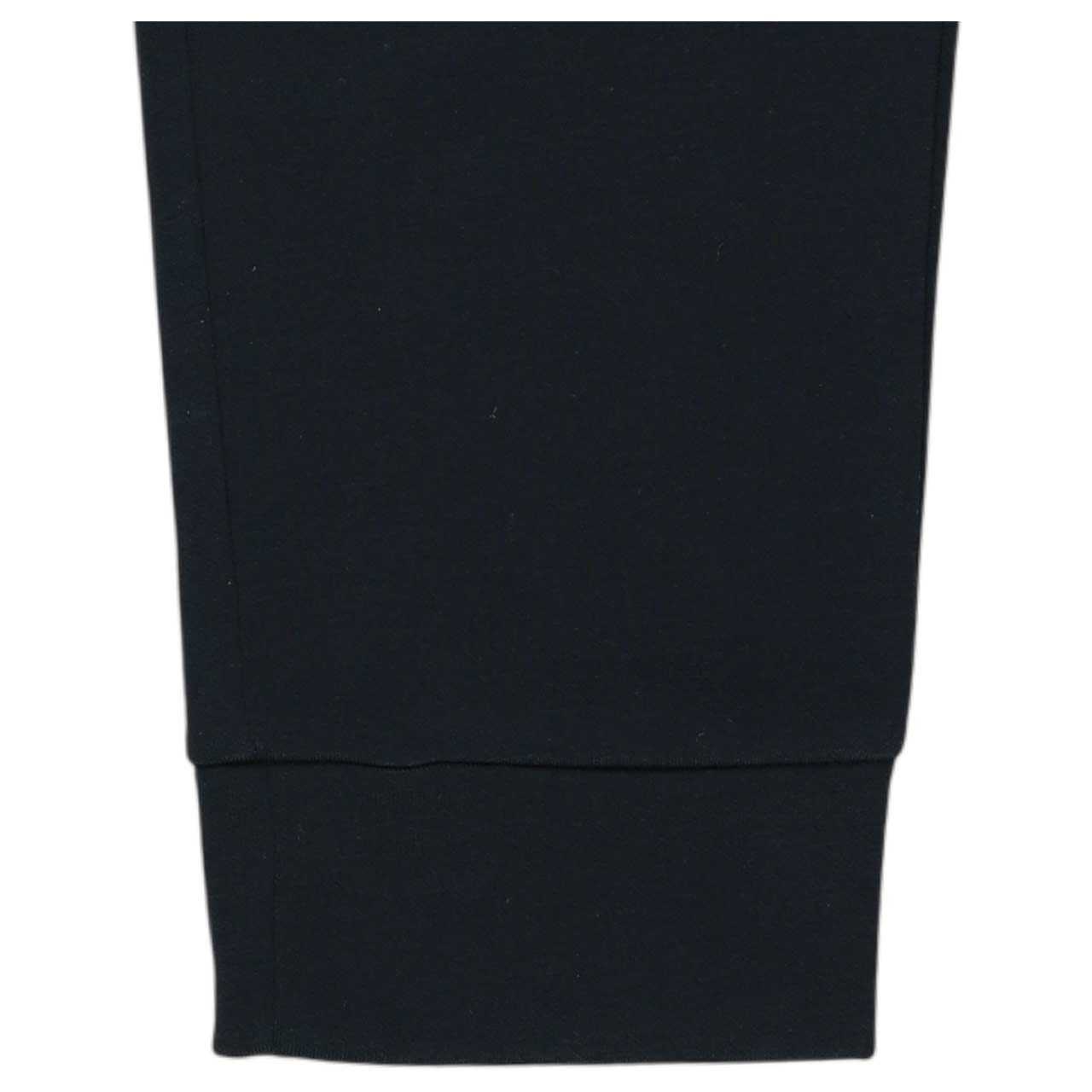 Herrenhose Jersey Pants von lerros in Dunkelblau, Detailansicht Saum