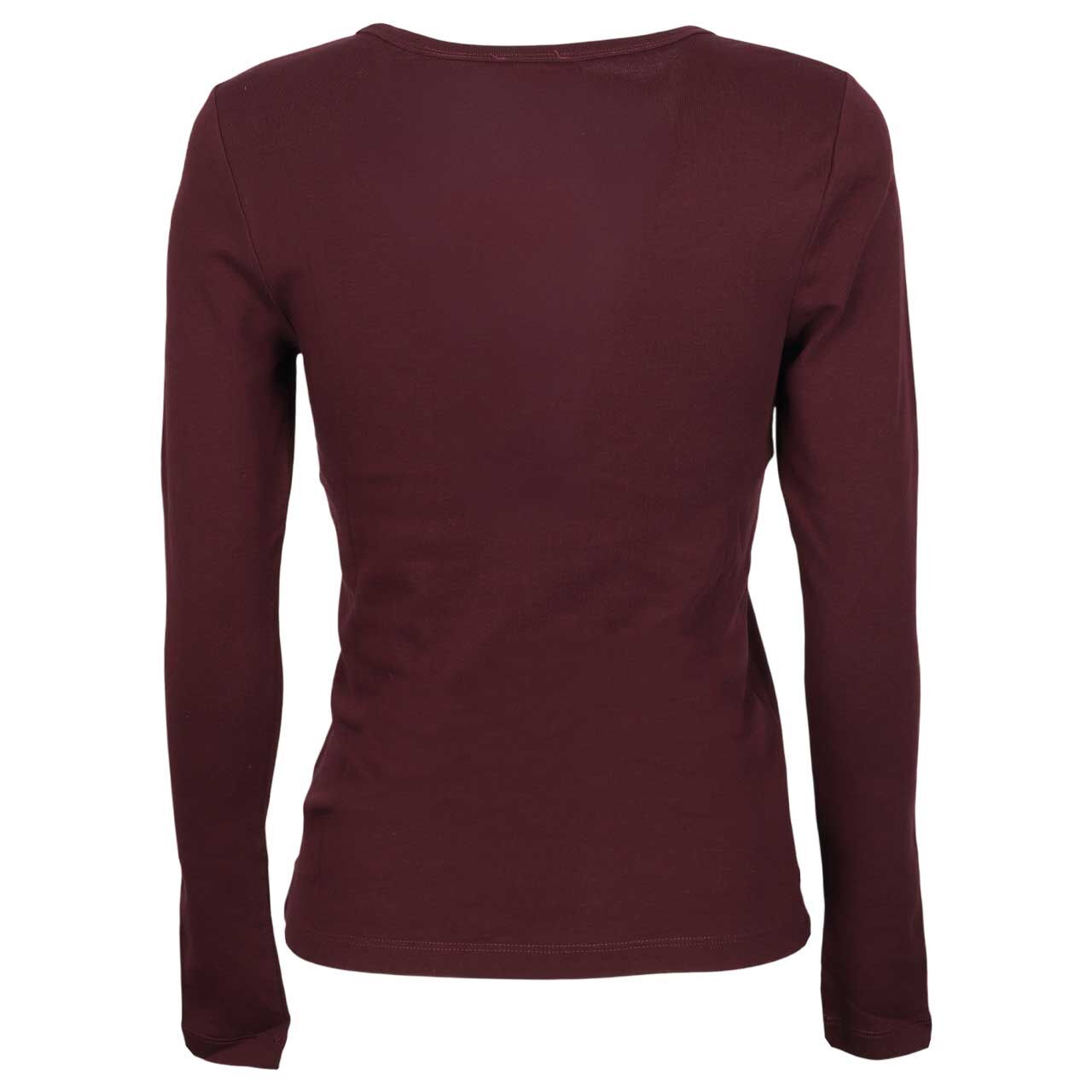 Damen Langarm Shirt von s.Oliver in Lila, Rückansicht