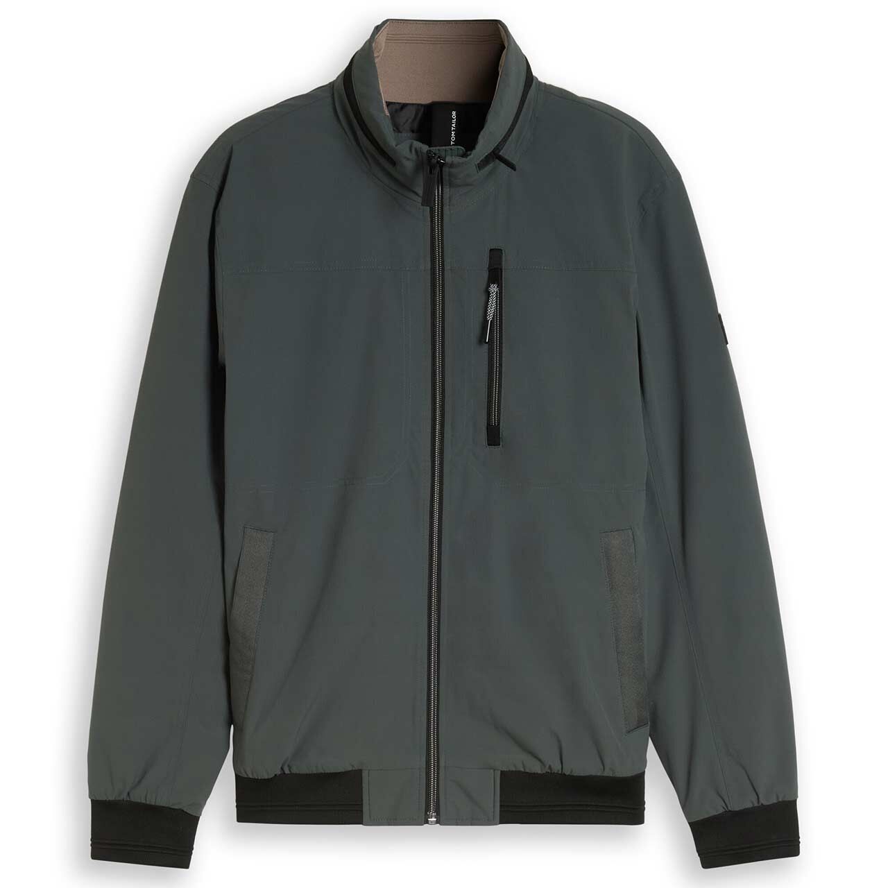 Tom Tailor Herren Jacke Transseasonal Blouson darkest olive