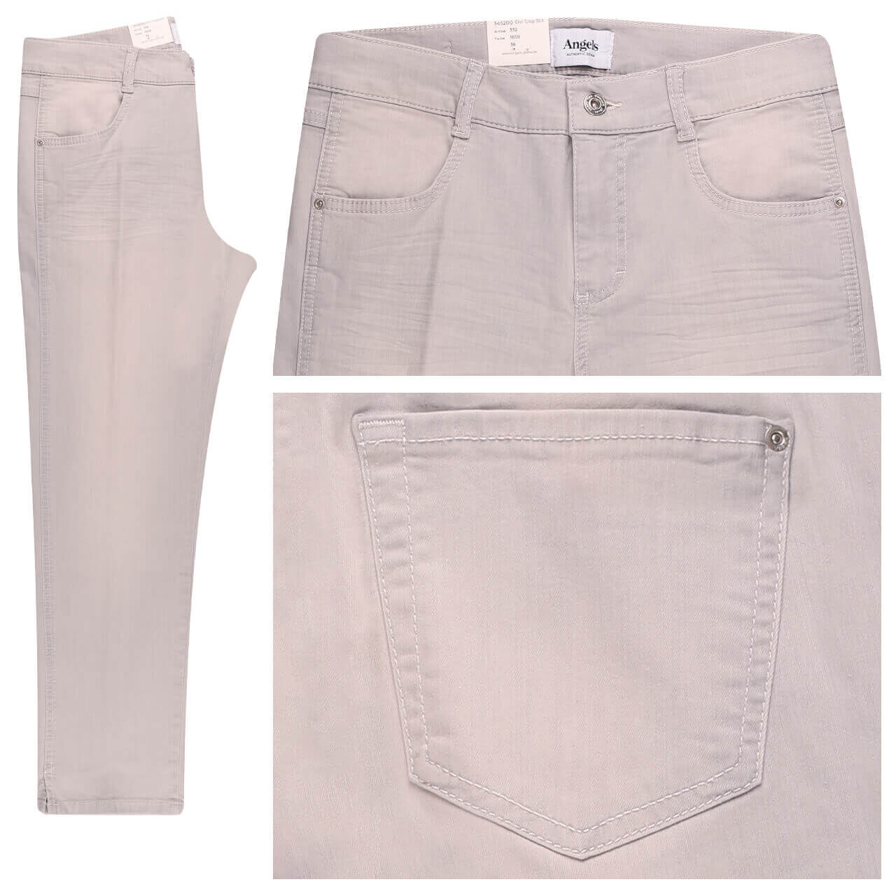 Angels Cici Crop 7/8 Jeans light grey used