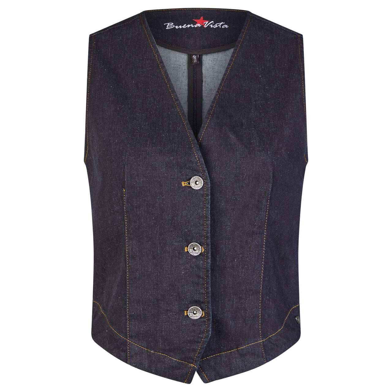 Buena Vista Vest Stretch Denim Weste raw blue