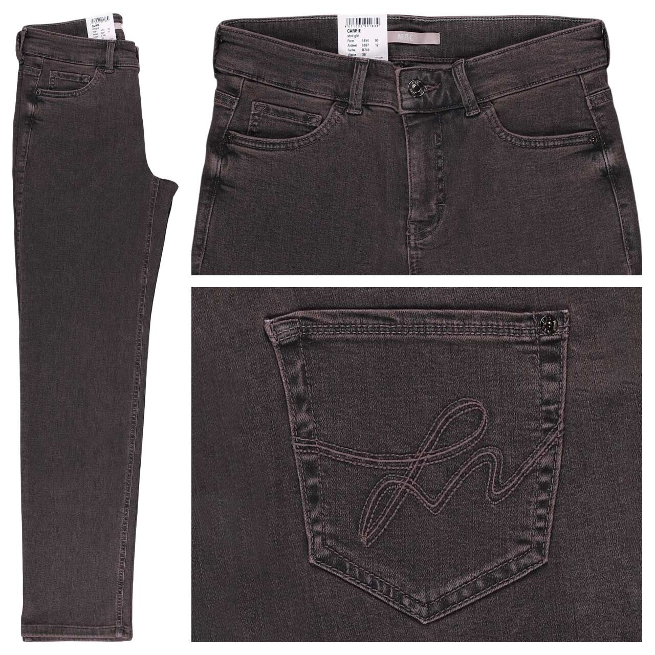 MAC Carrie Jeans basic brown straight