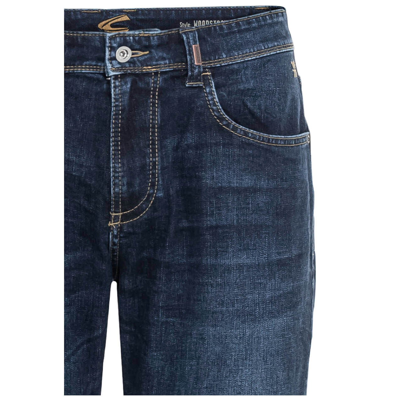 camel-active-jeans-woodstock-blau-45-detail Camel active Jeans Woodstock für Herren in Dunkelblau verwaschen, FarbNr.: 45