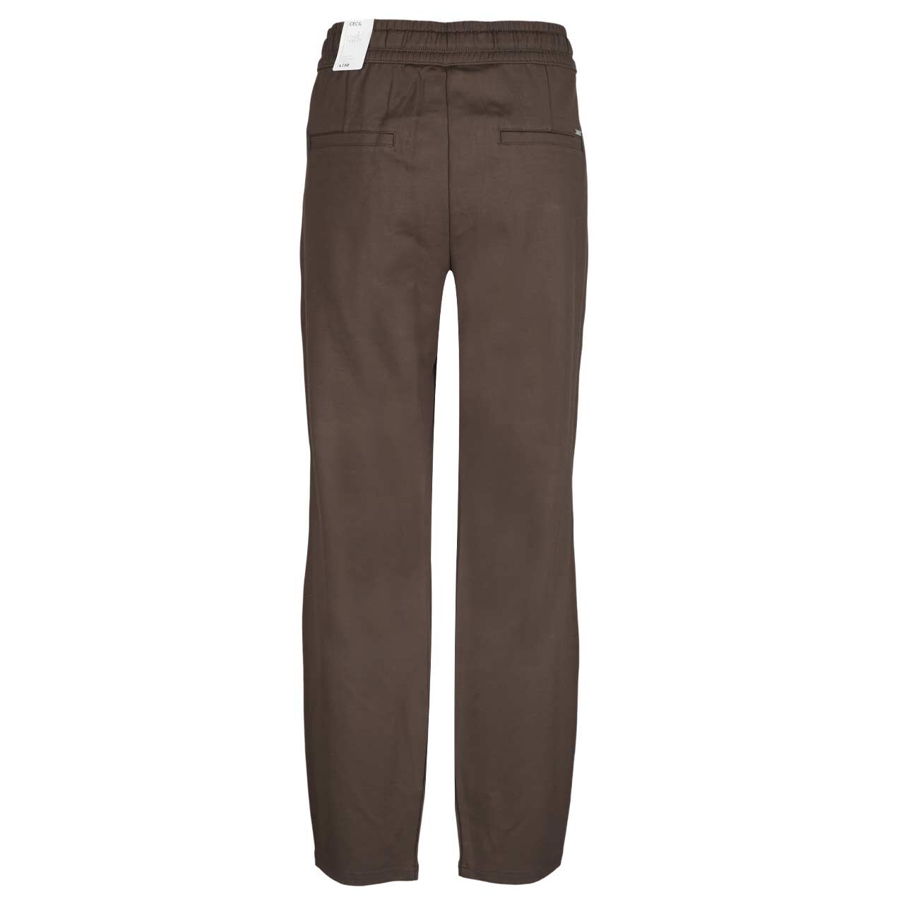 Damen Hose Tracey von Cecil in Dunkelbraun, Rückansicht