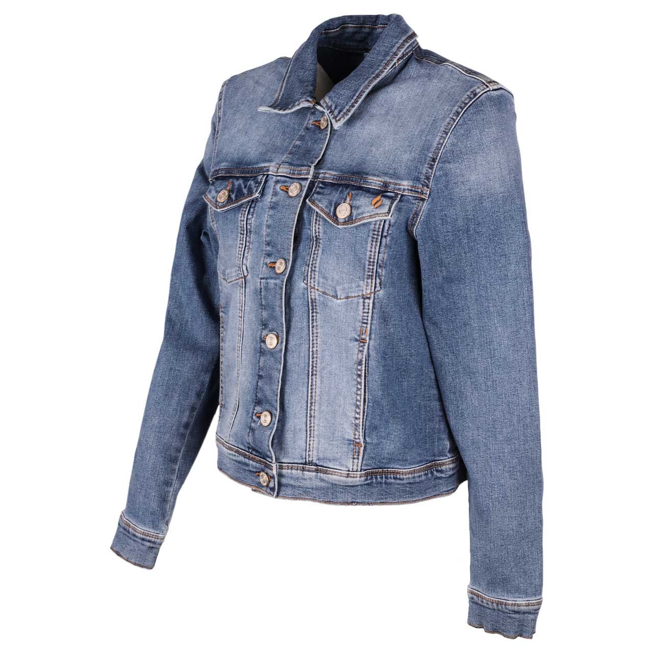 Damen Jeansjacke Gipsy von Blue Fire in Hellblau, Seitansicht