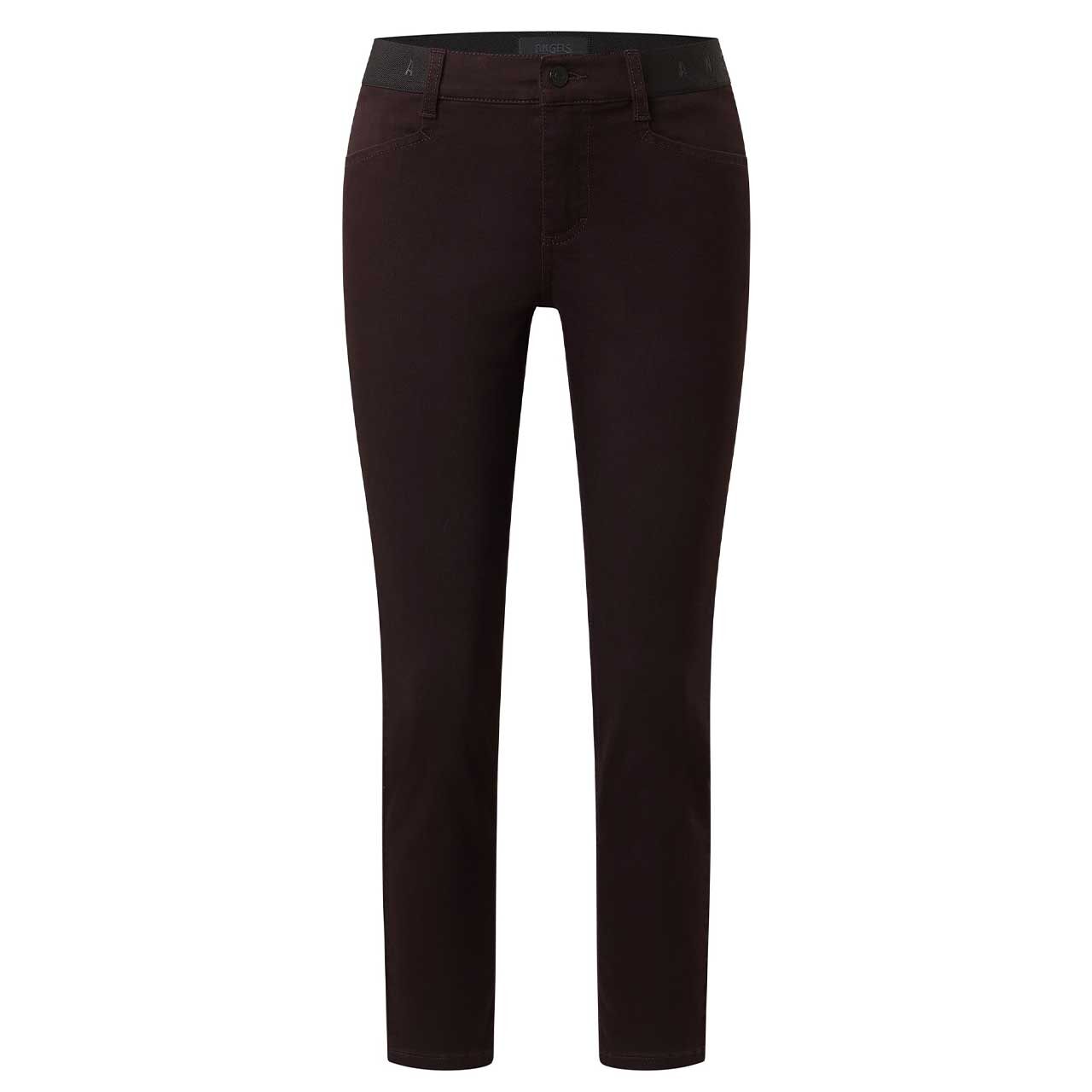Damen 7/8 Jeans Ornella Sporty von Angels in Weinrot, Vorderansicht