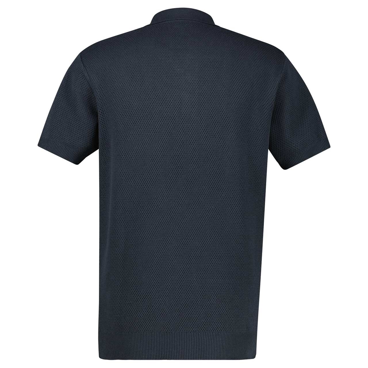 Herren Poloshirt von Lerros in Dunkelblau, Rückansicht