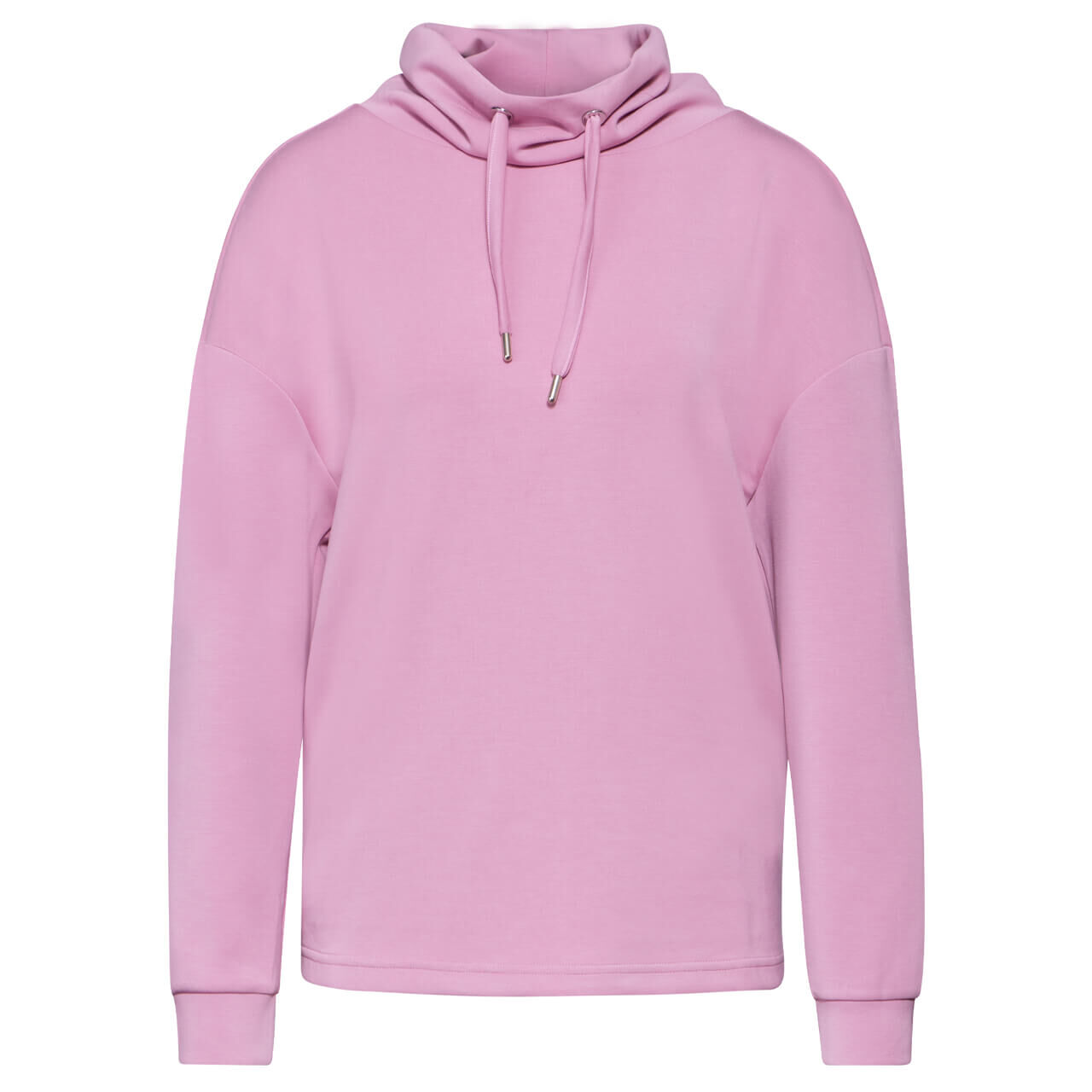 Street One Damen Sweatshirt Silk Look sunrise pink