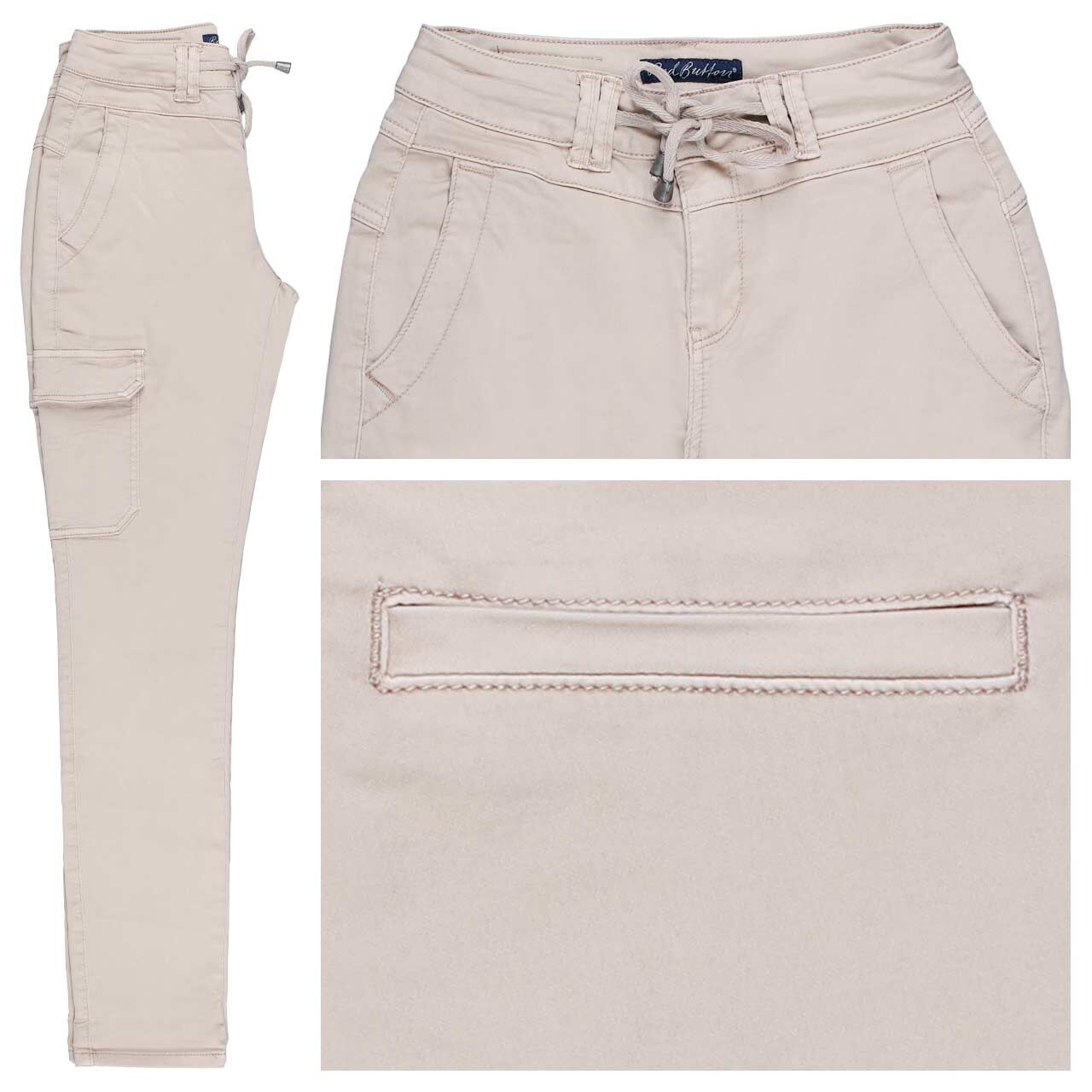 Red Button Cargo Jog Colour Baumwollhose pebble Red Button Cargo Jog Colour Baumwollhose pebble