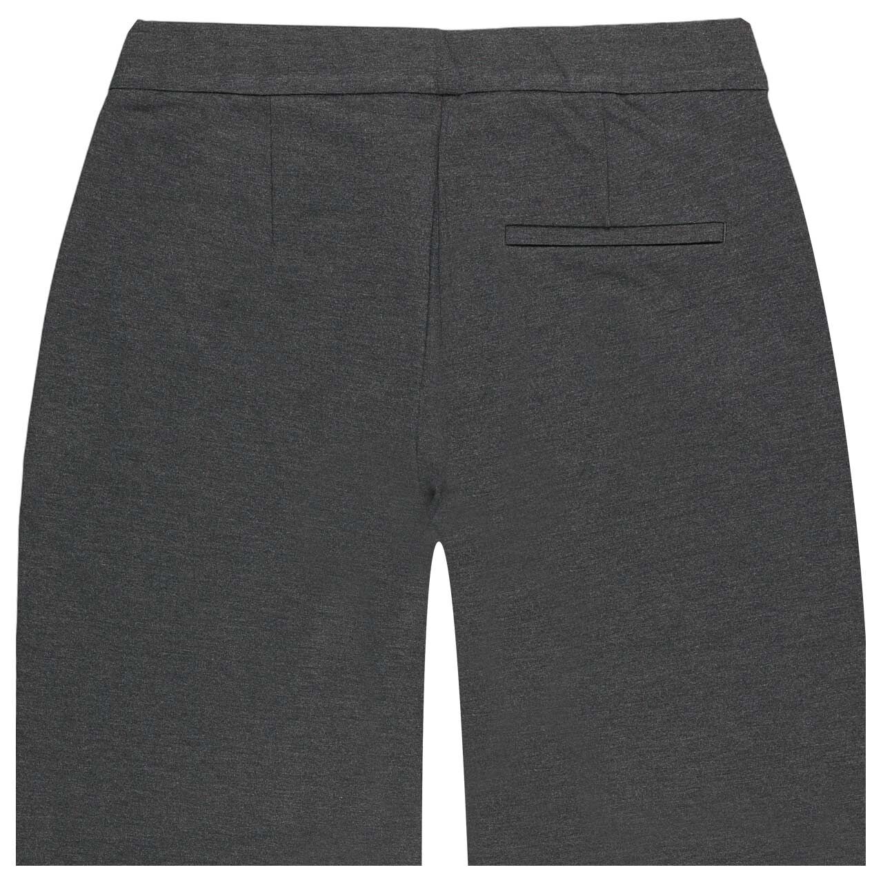 Stretch Damenhose Chiara von MAC in Dunkelgrau meliert, detaillierte Rückansicht