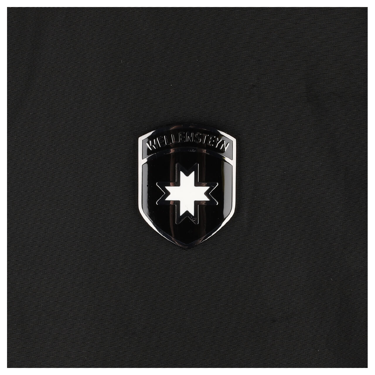 Damen Jacke Cucilla von Wellensteyn in Schwarz, Detailansicht Logo