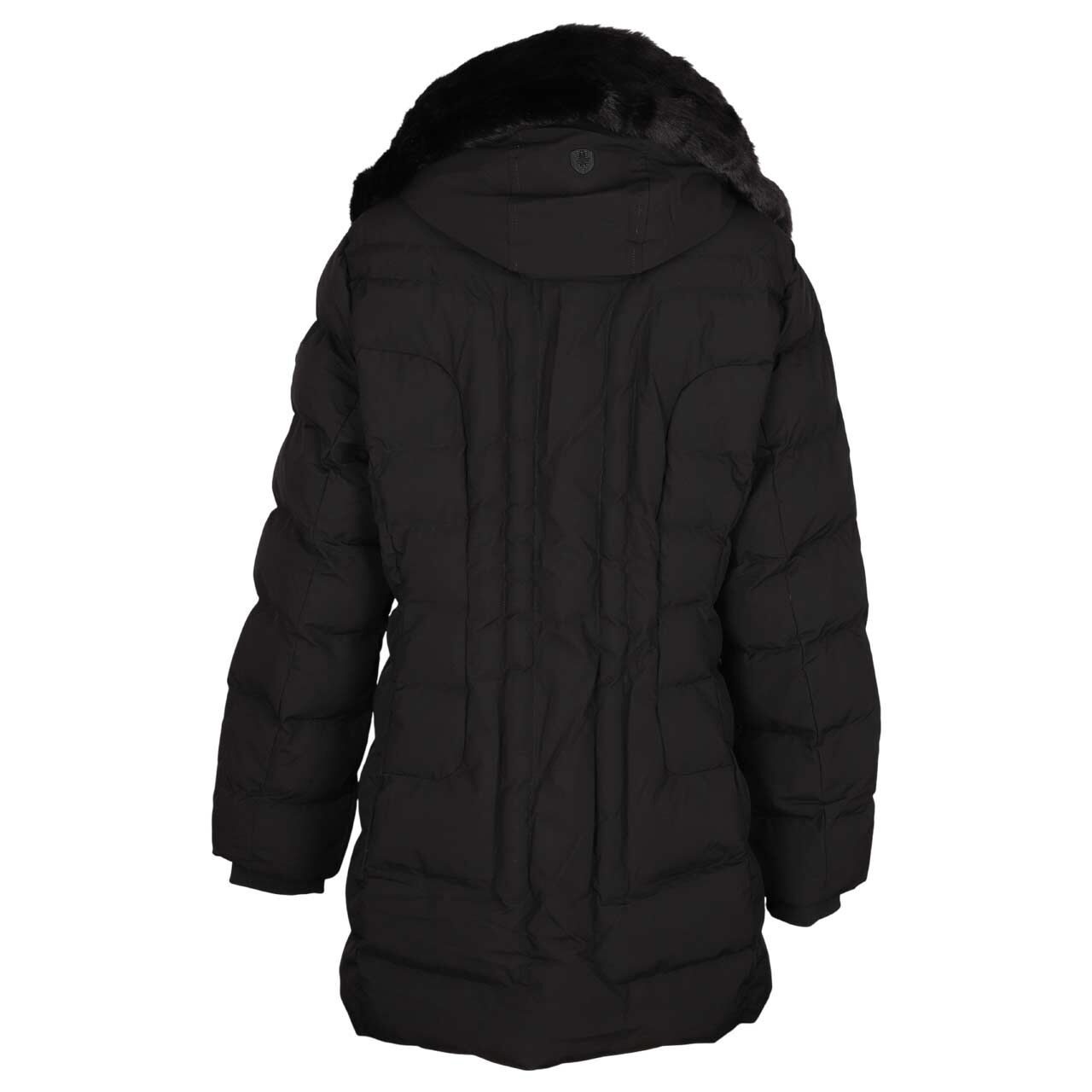 Damen Jacke Belvedere/Belvitesse Long von Wellensteyn in Schwarz mit der Modellnummer BVDL-565, Rückansicht