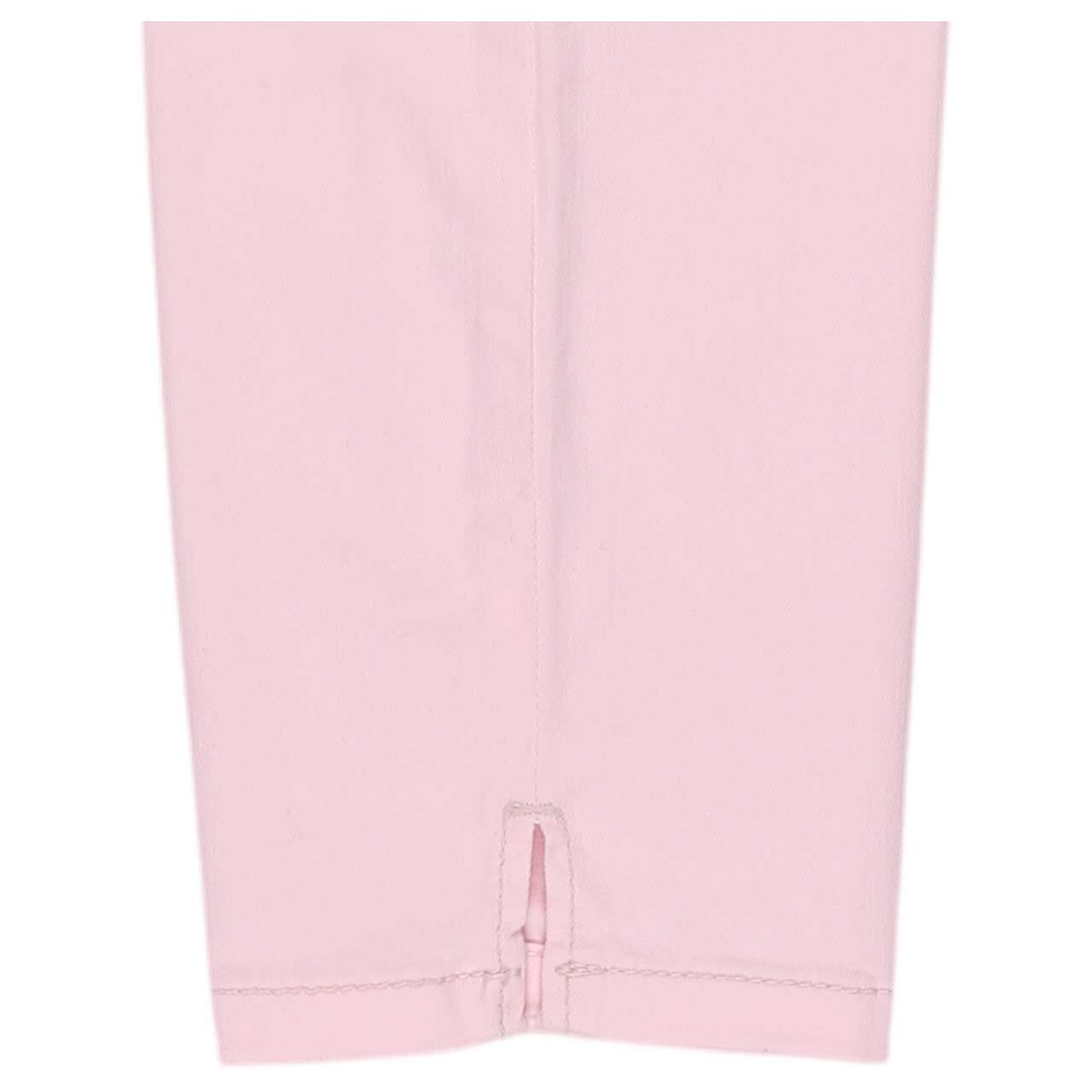 Damen 7/8 Baumwollhose Dream Summer von MAC in Rosa, Detailansicht Saum