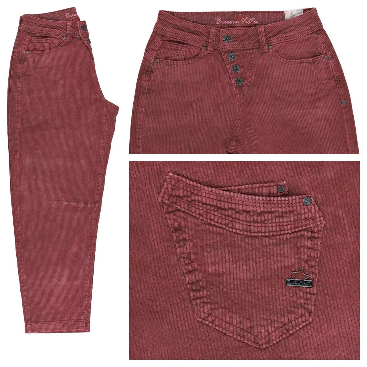 Buena Vista Malibu 7/8 Relaxed Corduroy Cordhose bordeaux