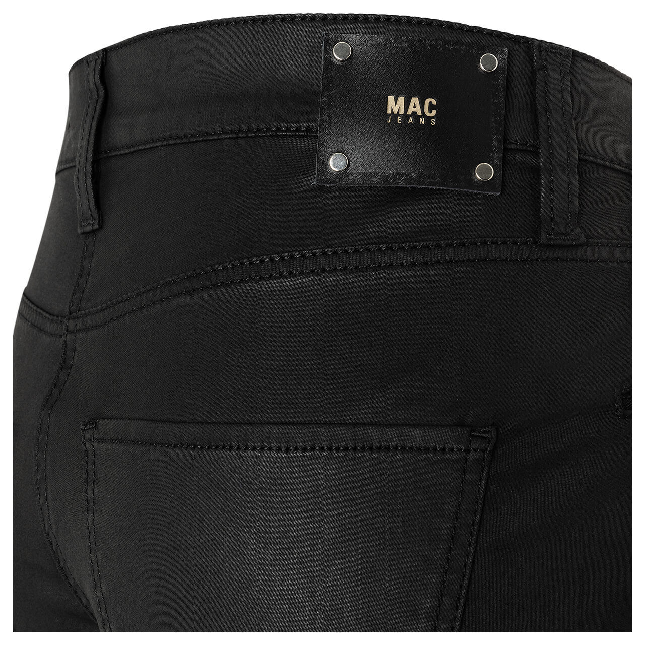 MAC Skinny Zip Hose black coated