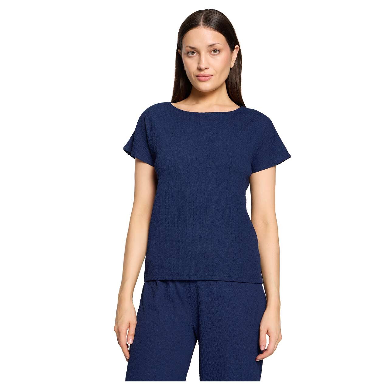 Damen T-Shirt von Betty Barclay in Dunkelblau, Vorderansicht am Model