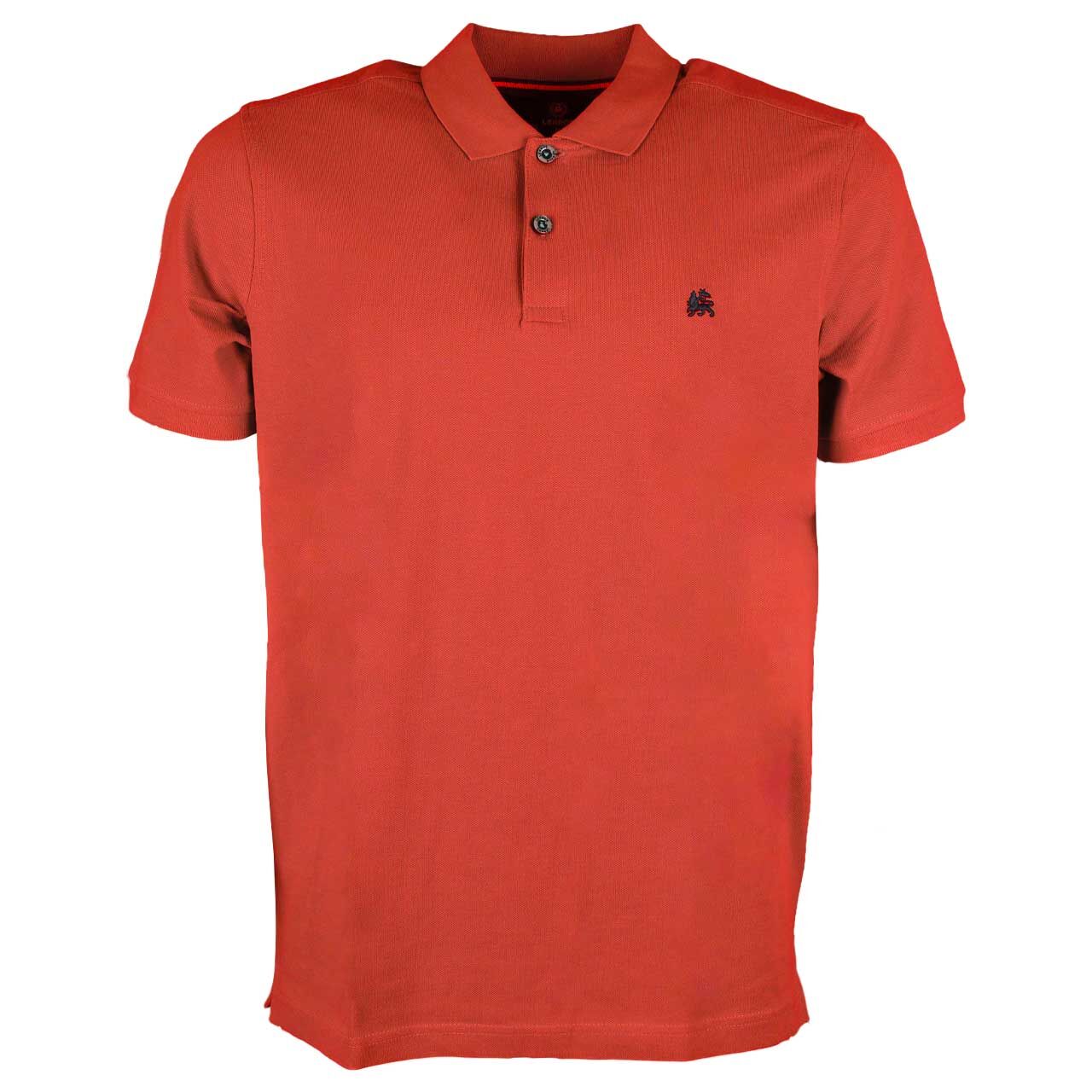 Lerros Herren Piqué Poloshirt scandinavian red