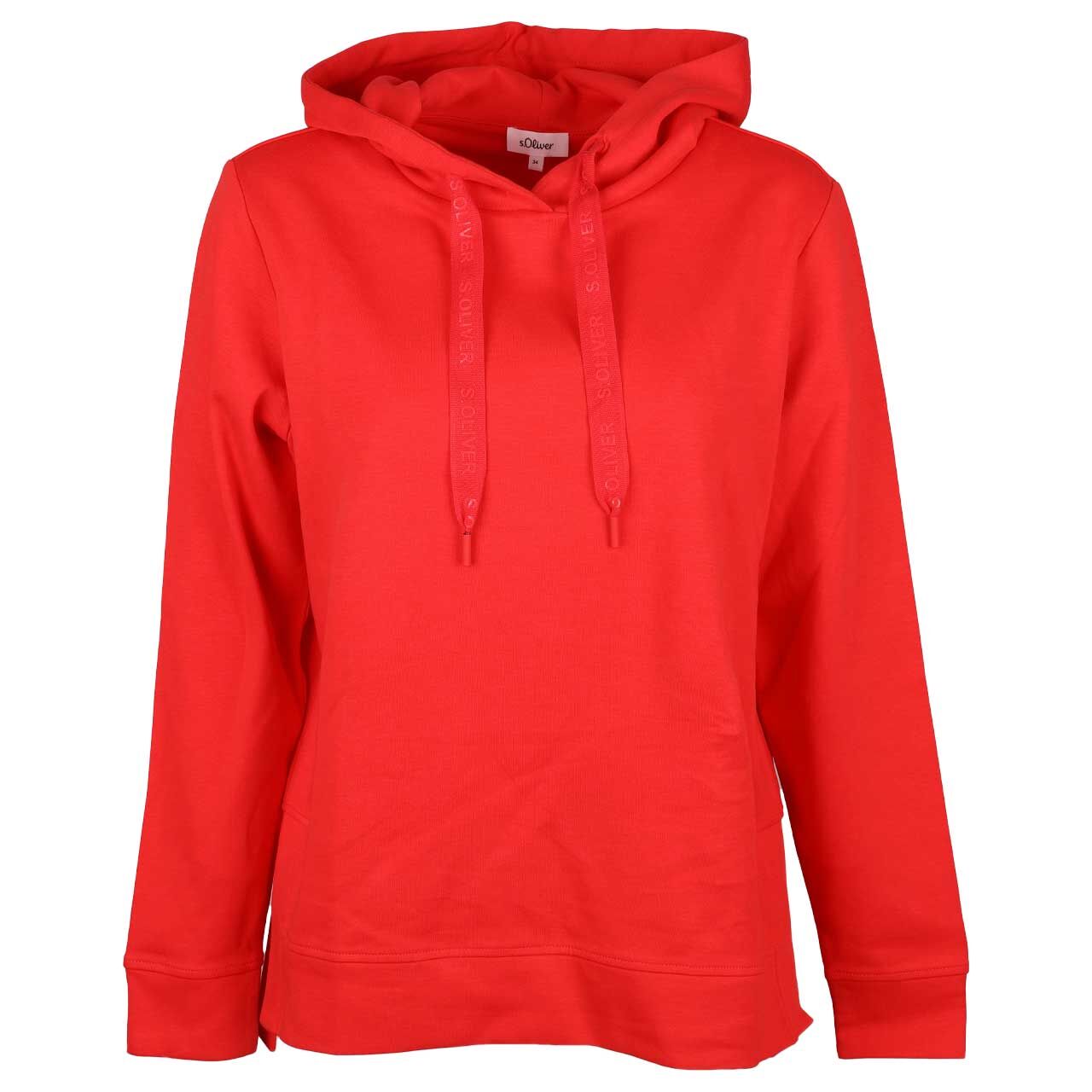 s.Oliver Damen Hoodie Sweatshirt red