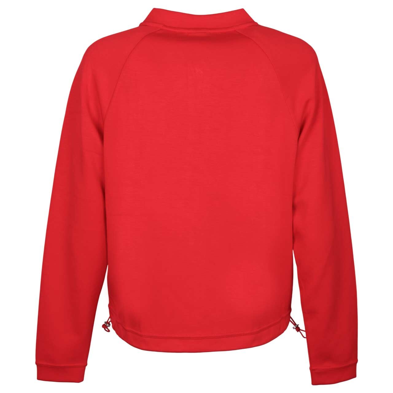 Damen Sweatjacke von Soquesto in Rot, Rückansicht