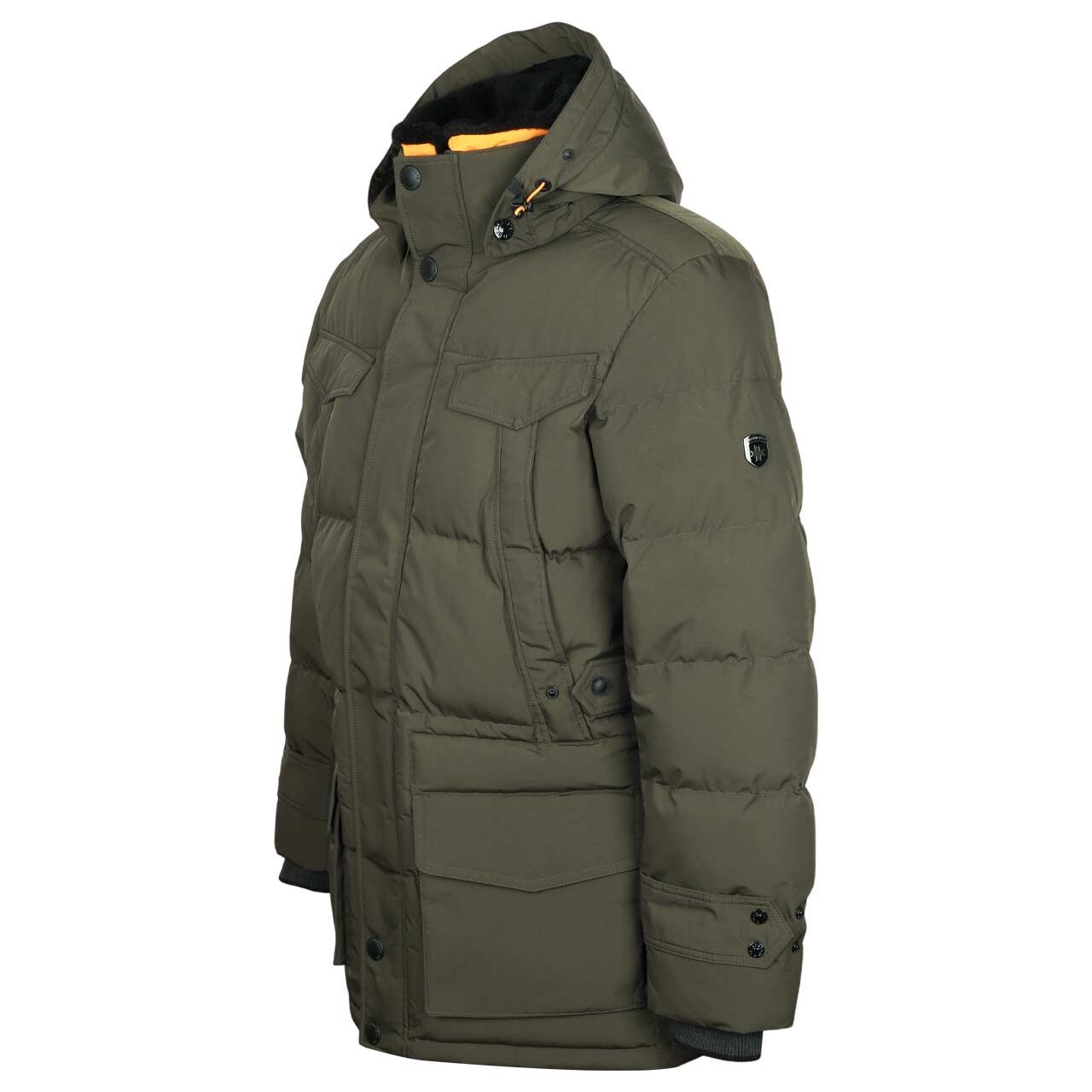 Herren Jacke Seamaster von Wellensteyn in Dunkelgrün, Seitenansicht