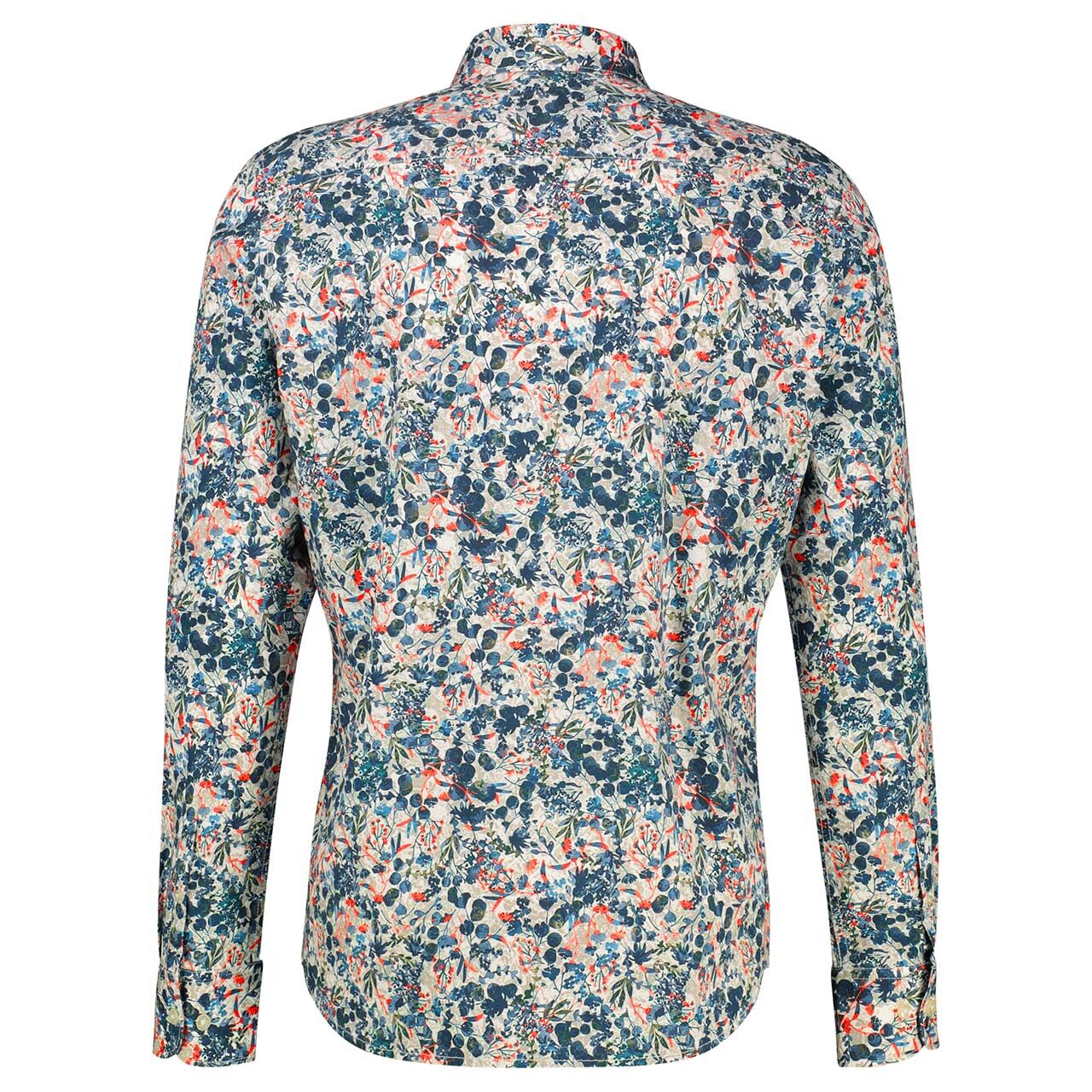 Herren Hemd von Lerros in Weiß mit Print, Rückansicht