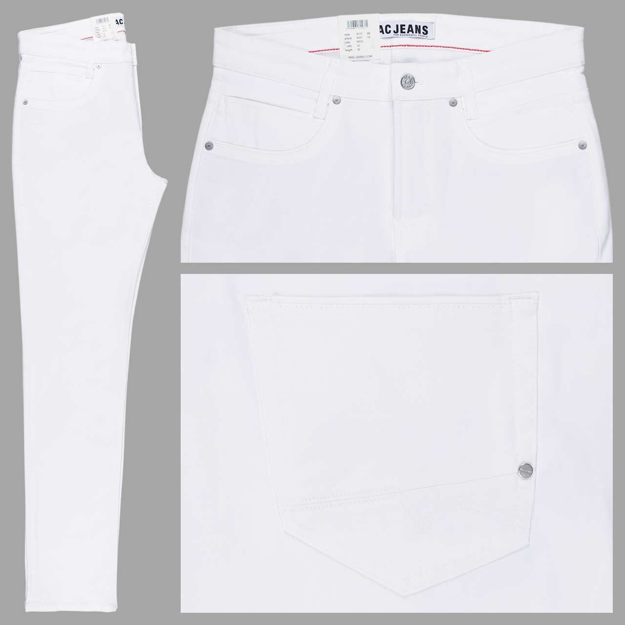 MAC Arne Pipe Jeans white