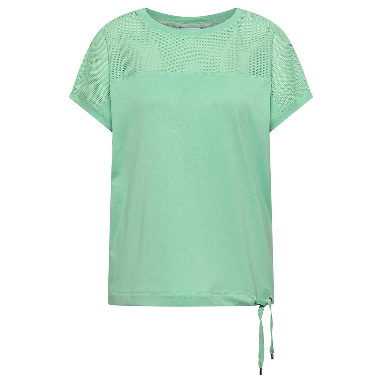 Cecil Damen T-Shirt Mesh Insert juicy lime
