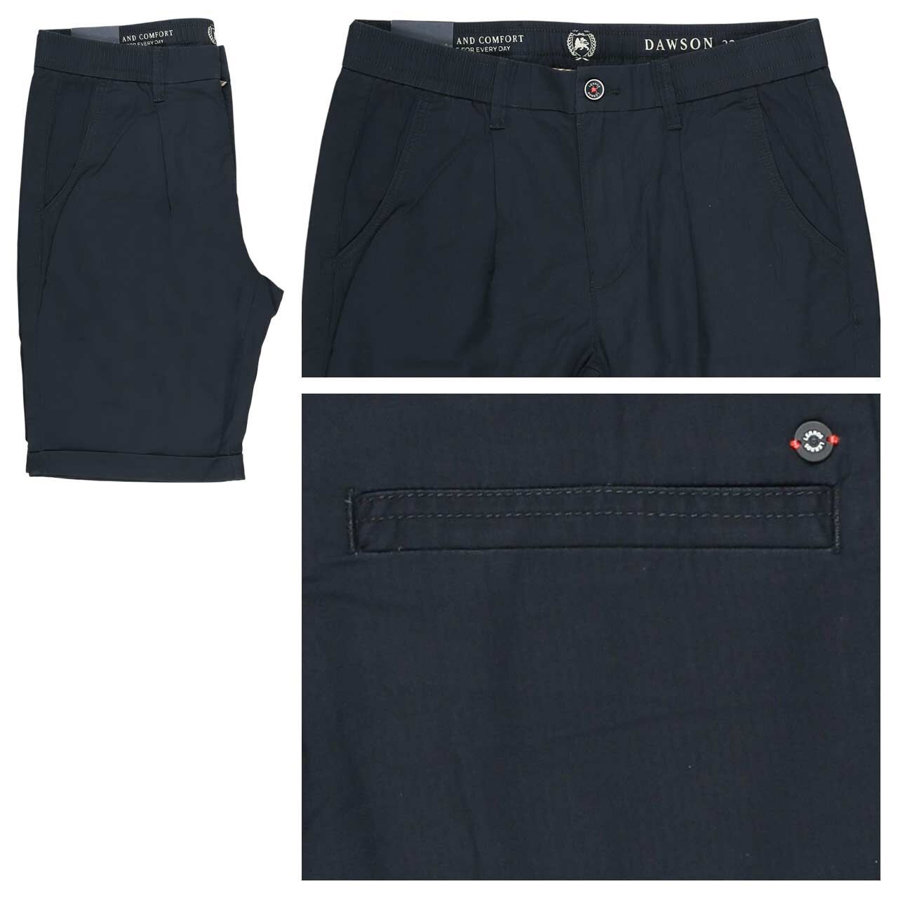 Lerros Dawson Baumwoll Bermuda deep blue night