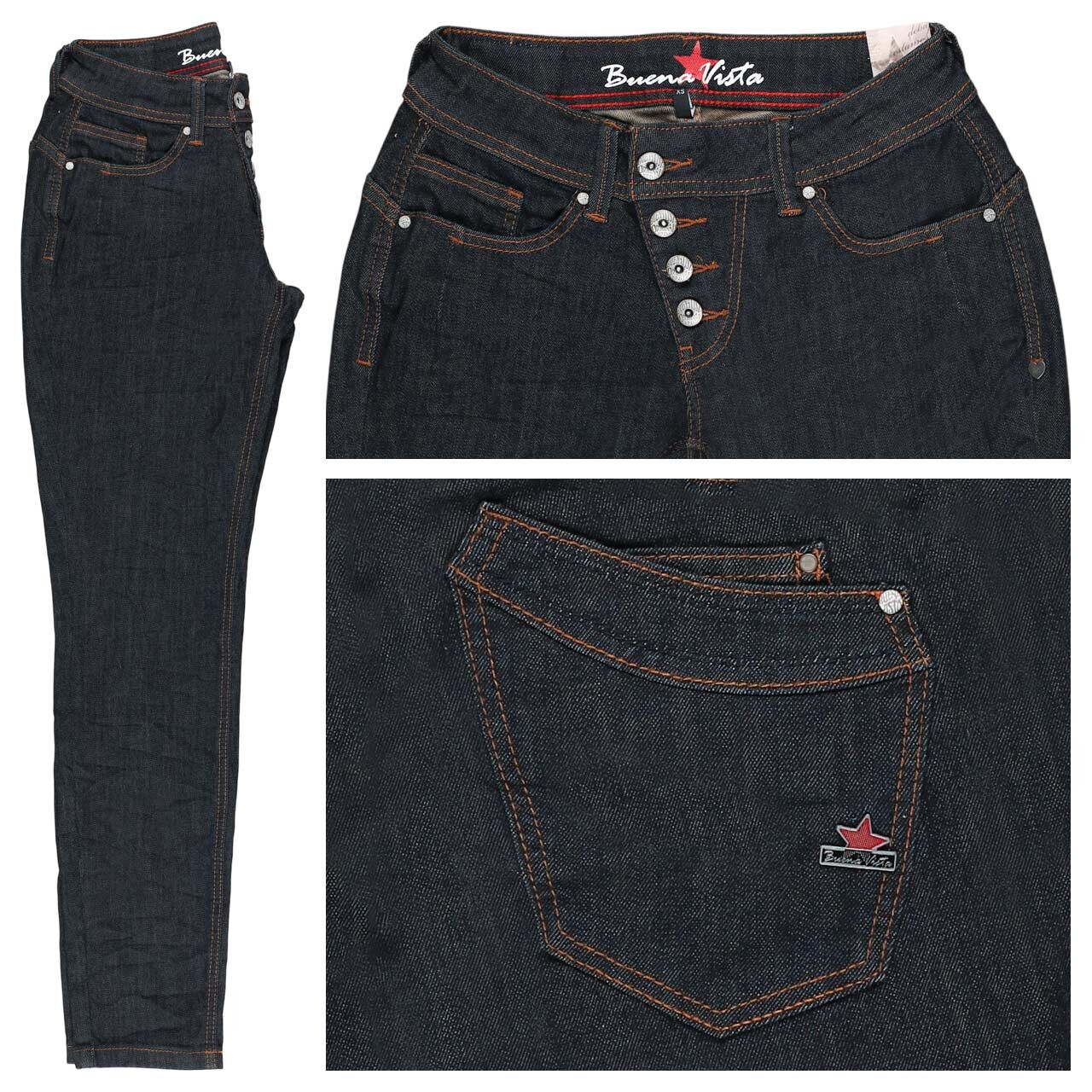 Buena Vista Malibu Cropped Stretch Denim Ankle Jeans raw denim