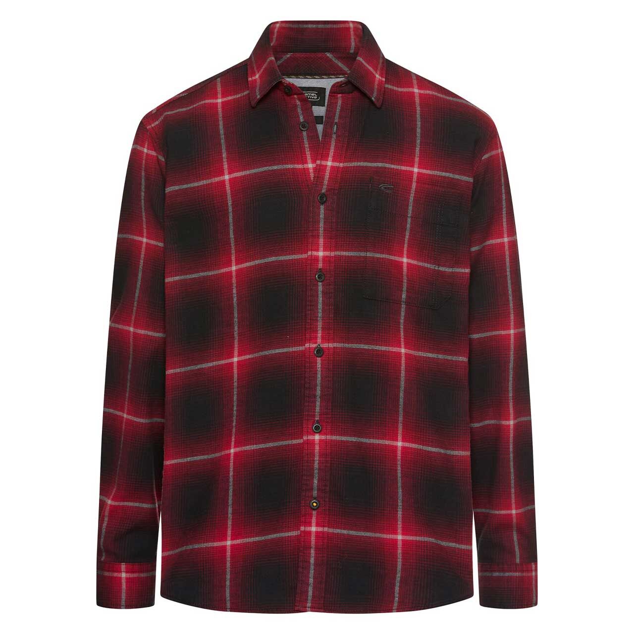 Camel active Herren Langarm Hemd amaryllis