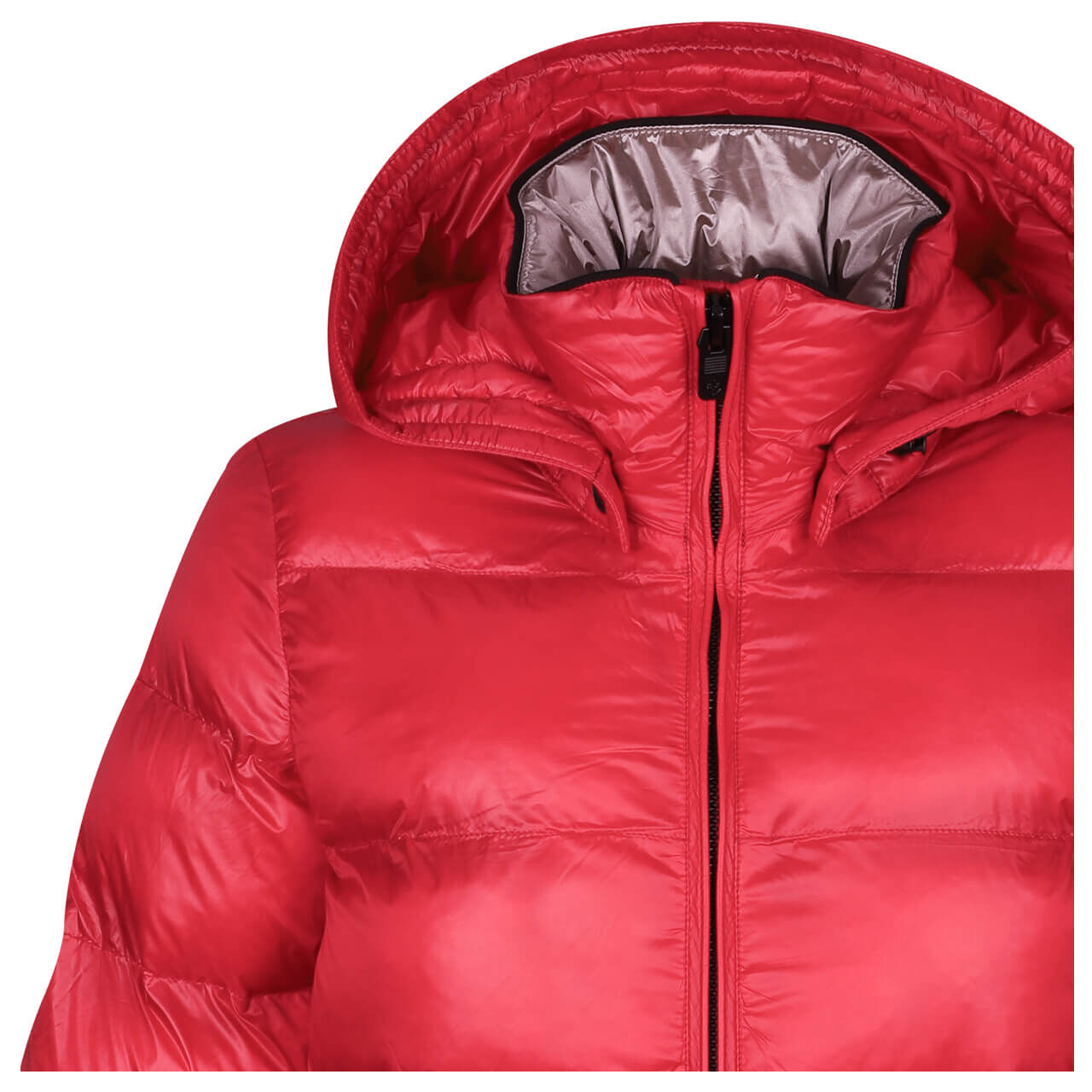 Damen Jacke Goldmine Short von Wellensteyn in Rot, Detailansicht vorne