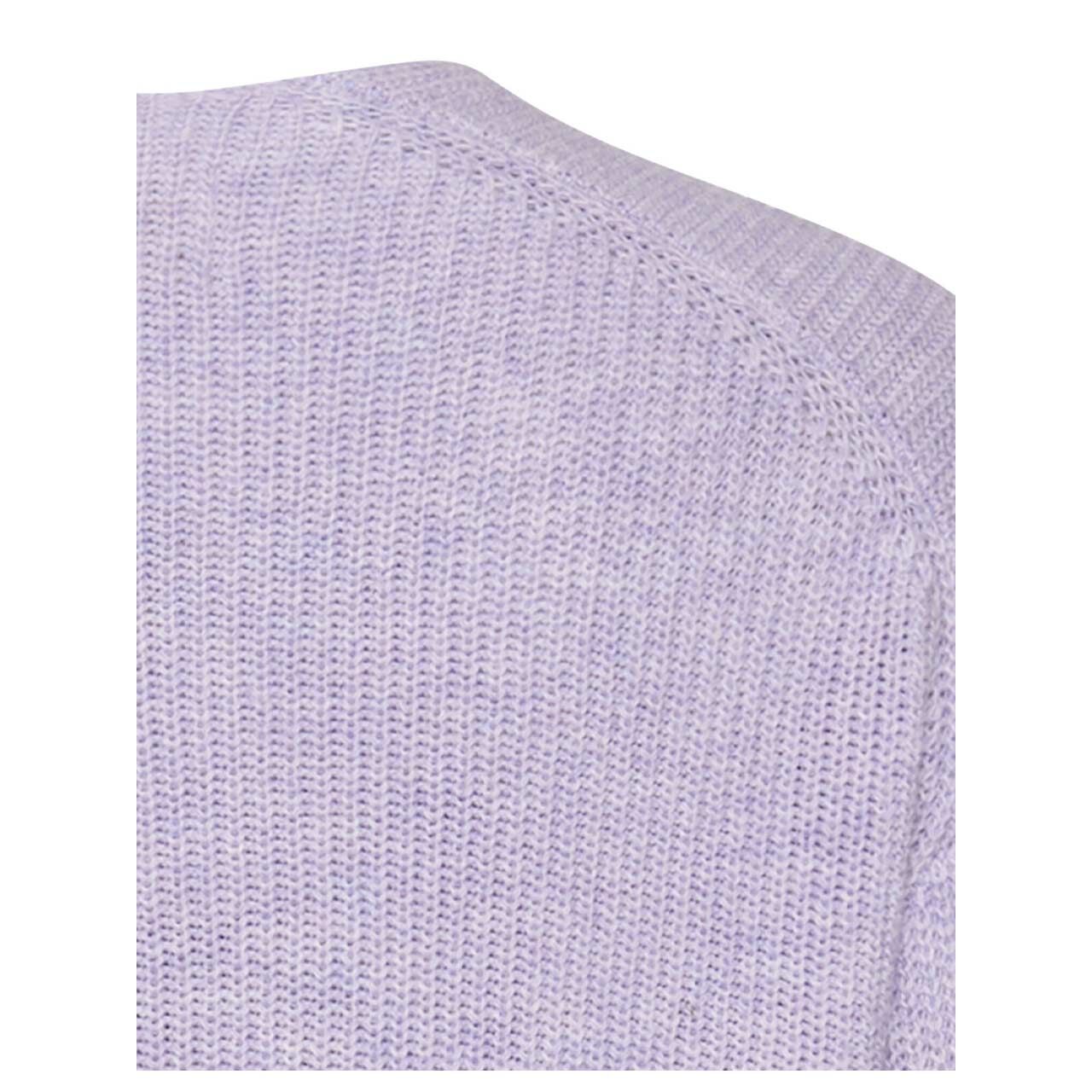 Damen Pullover von Camel active in Lila, detaillierte Rückansicht