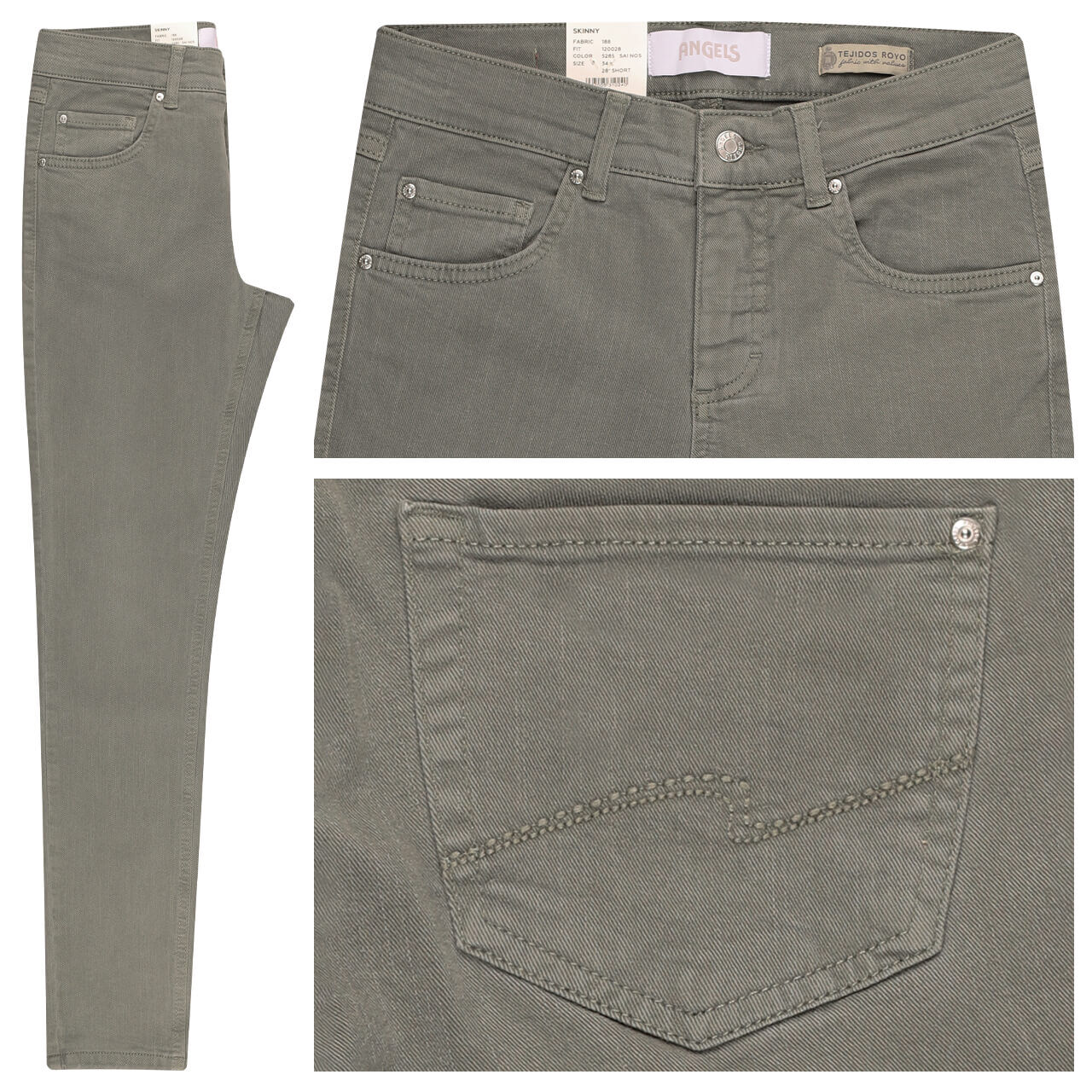 Angels Skinny Jeans past olive used