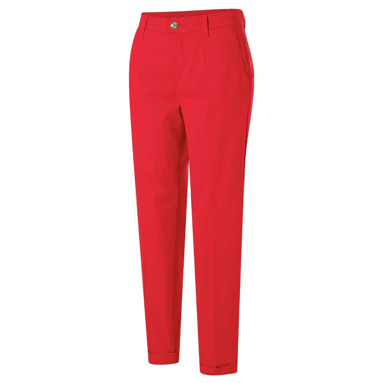 Damen 7/8 Baumwollhose Chino von MAC in Rot, Seitenansicht