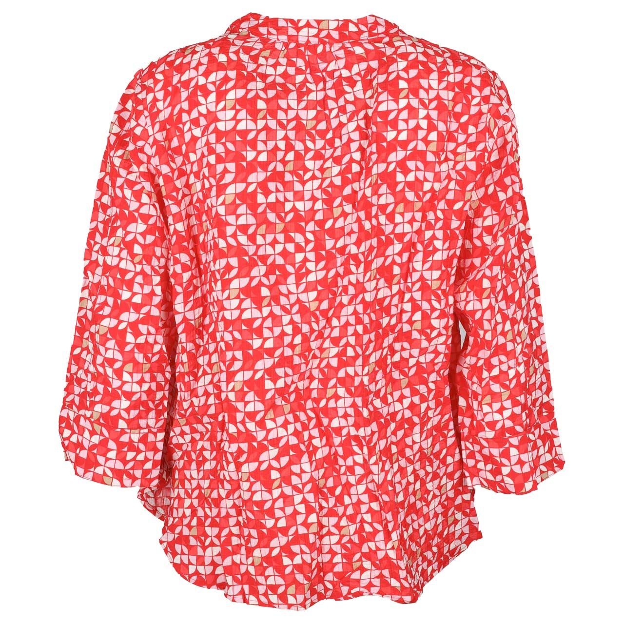 s.Oliver Damen 3/4 Arm Bluse red print