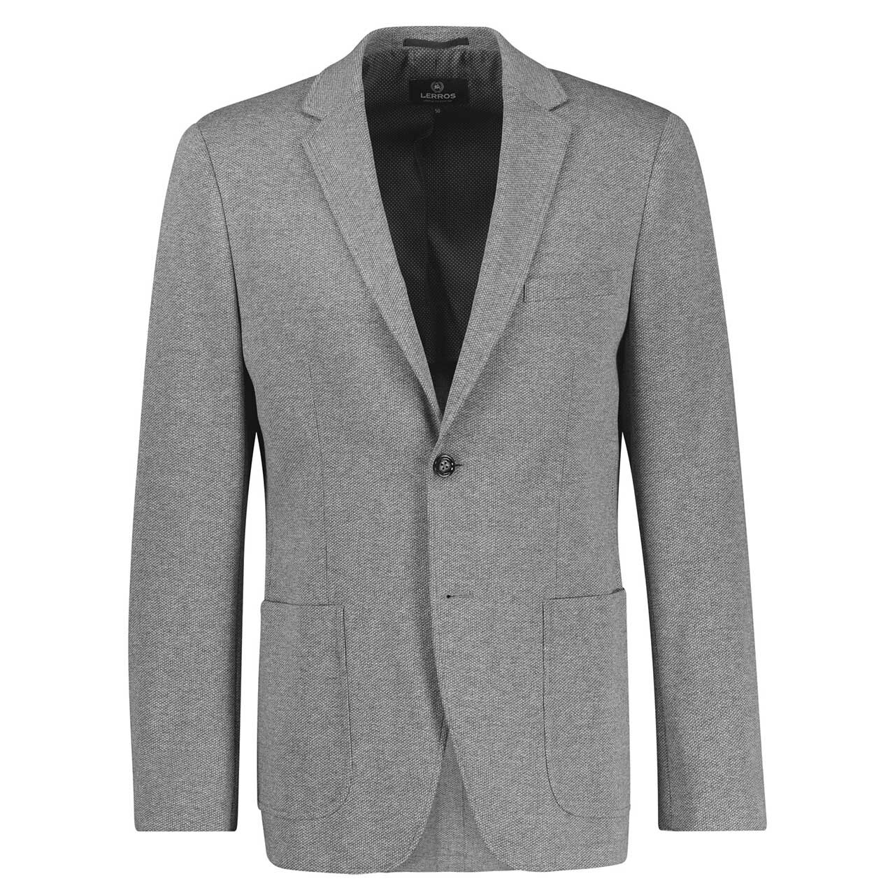 Lerros Herren Sakko mid grey melange
