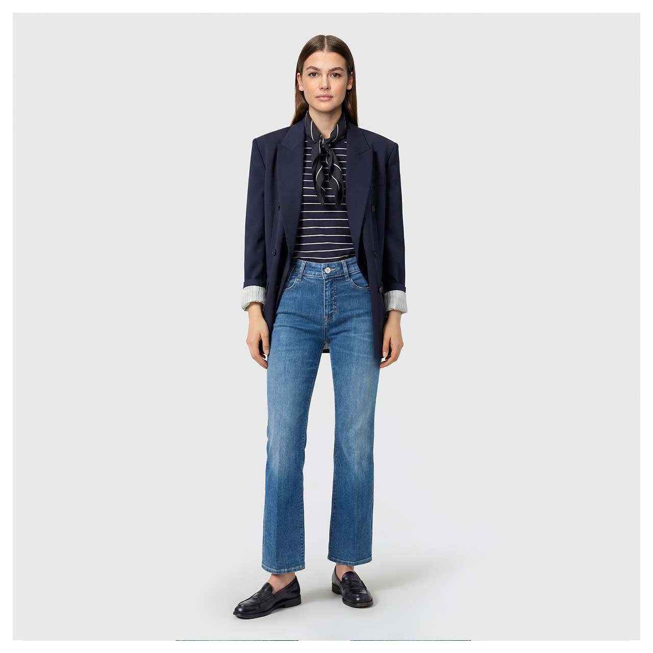 MAC Laura Jeans mid blue use washed