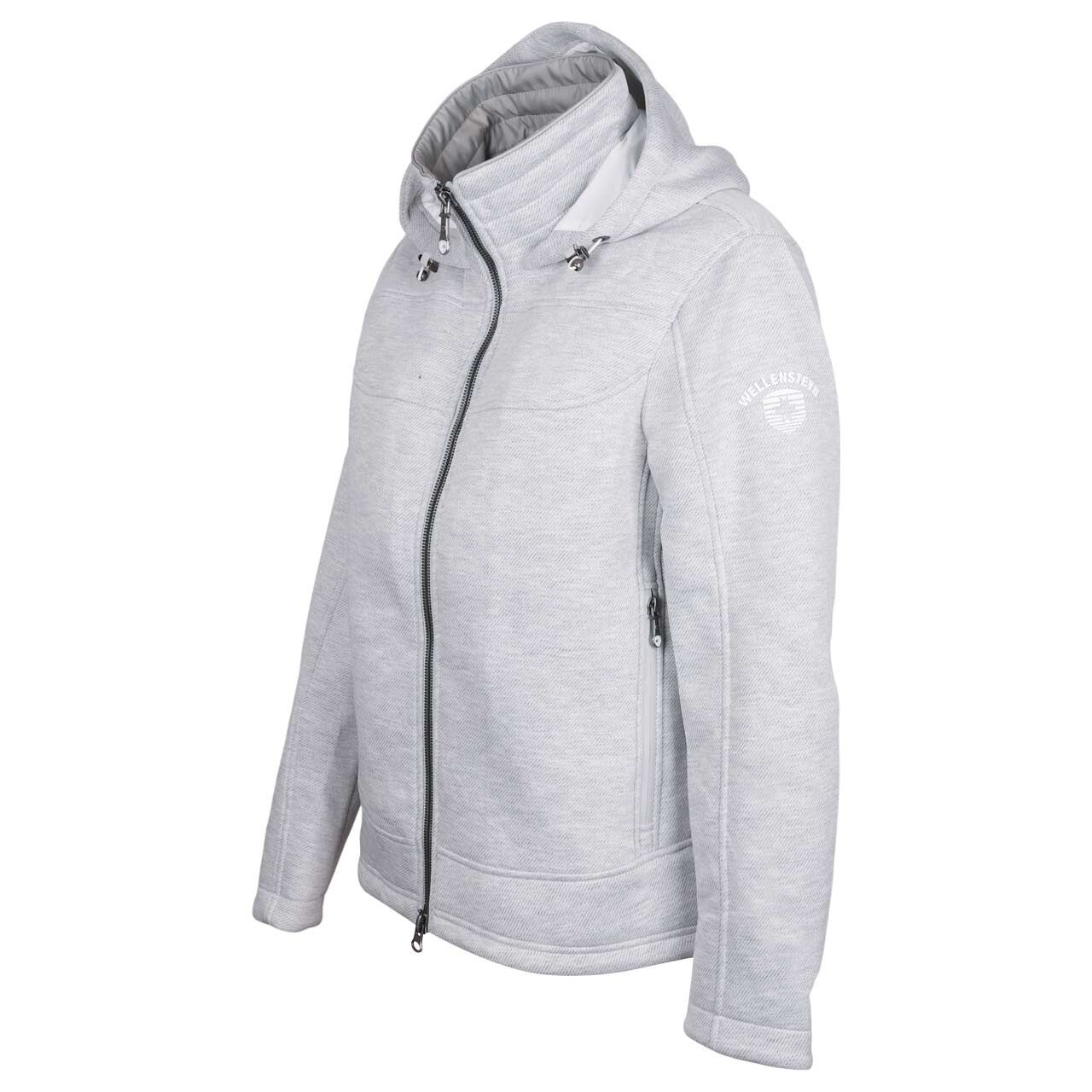 Damen Jacke Florida Lady von Wellensteyn in Hellgrau meliert, Seitenansicht