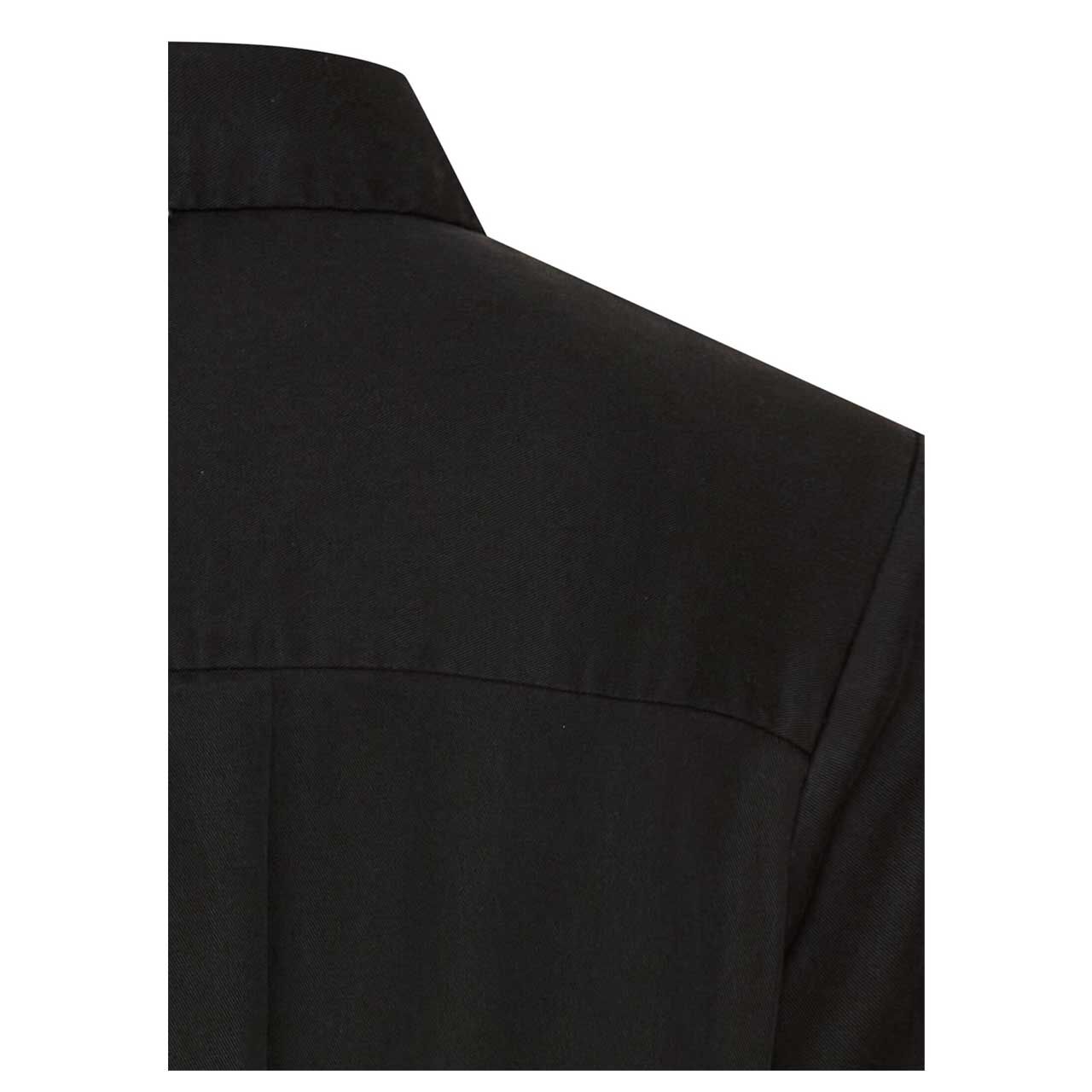 Damen Kurzarm Bluse von Camel active in Schwarz, detaillierte Rückansicht