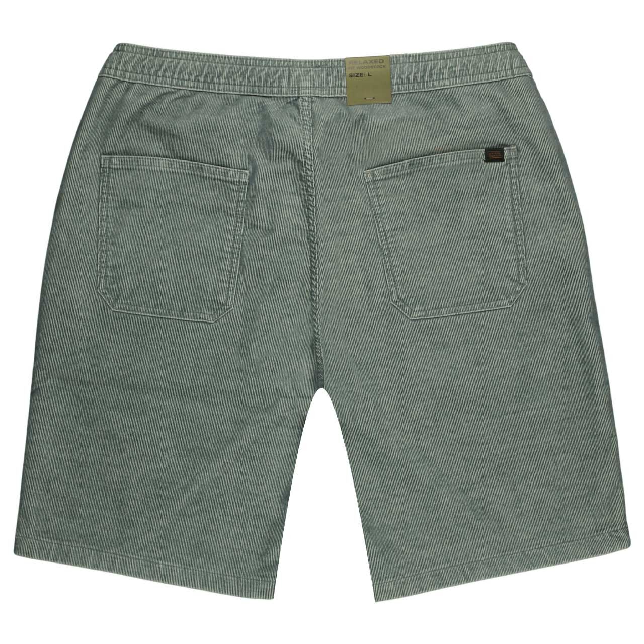 Stretch Herren Cord Bermuda Woodstock von Camel active in Blau-Grau, Rückansicht