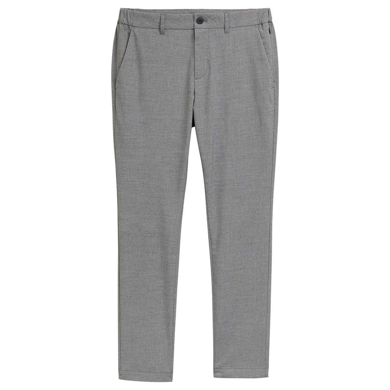 Herren Chinohose Travis von Tom Tailor in Grau meliert, Vorderansicht