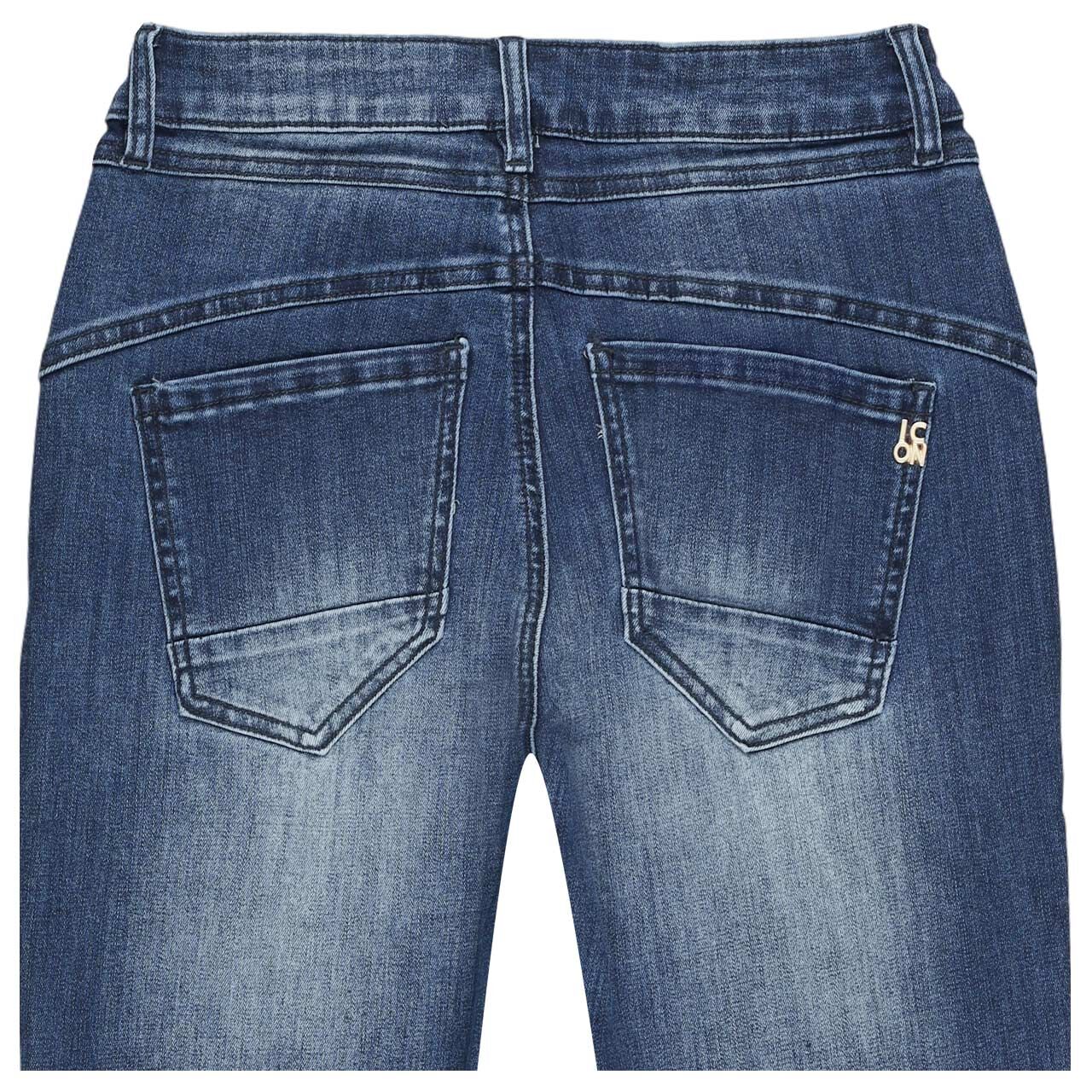 Damenjeans California Sunrise von Senoritas ICON in Blau angewaschen, Rückansicht