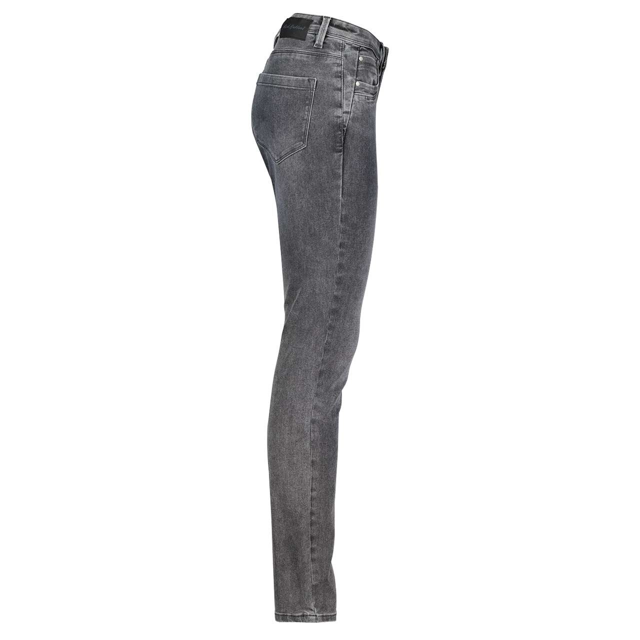 Damenjeans Jimmy von Red Button in Grau angewaschen, Seitenansicht