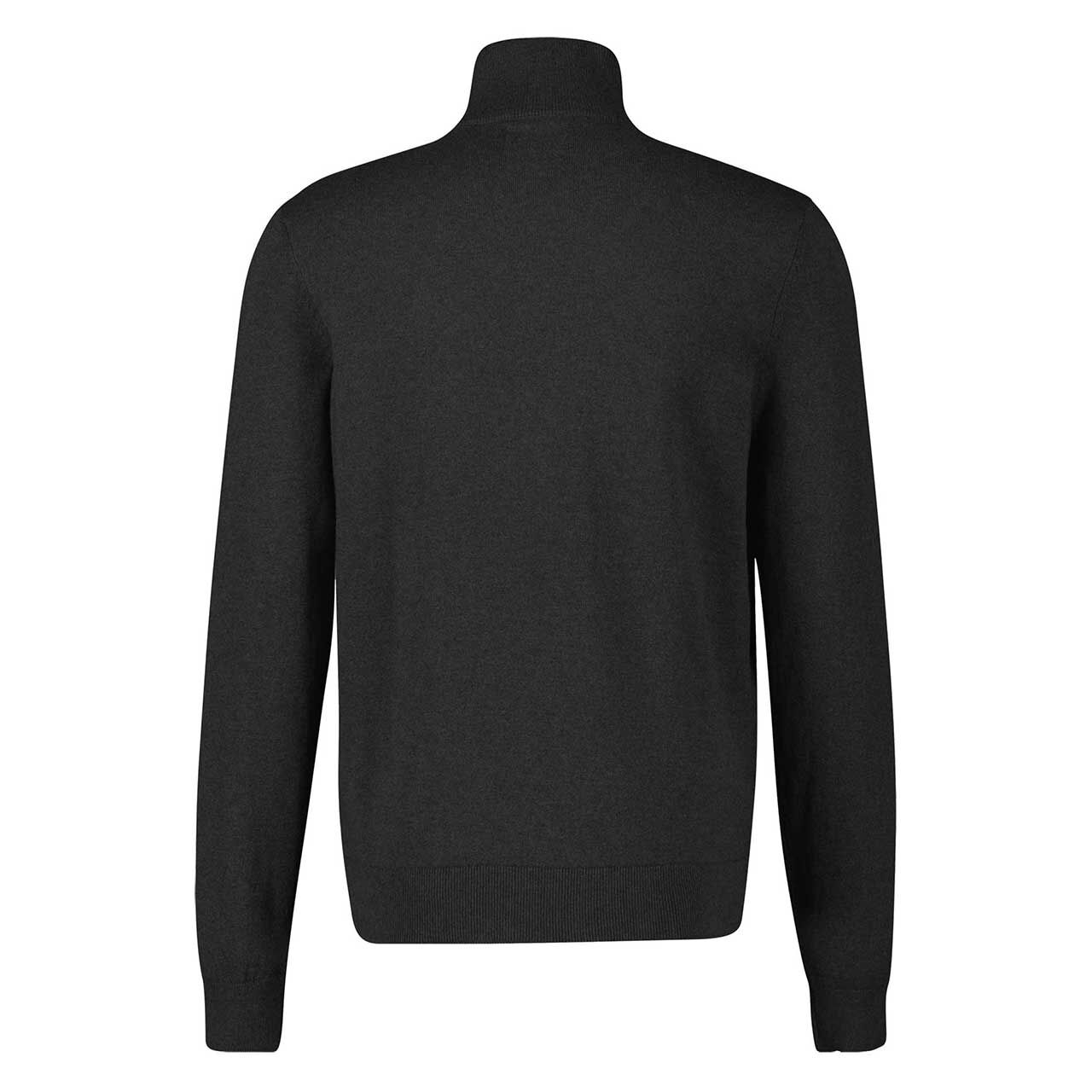 Herren Pullover Troyer von Lerros in Schwarz, Rückansicht