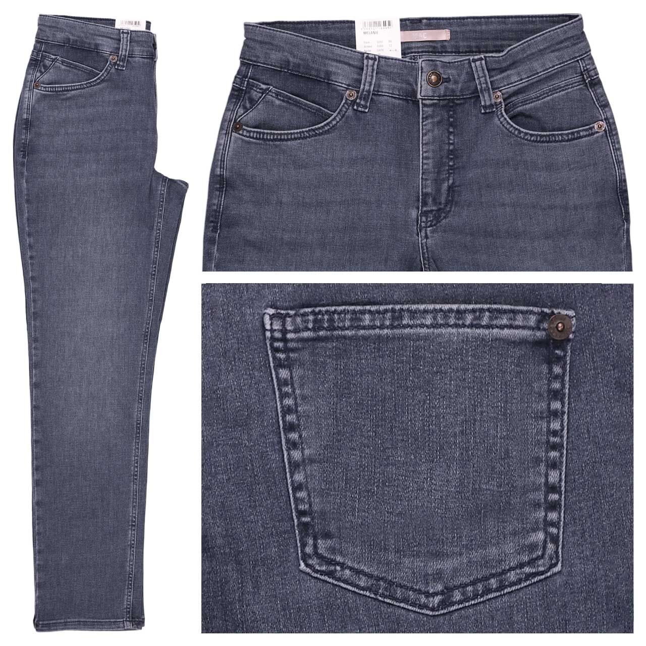 MAC Melanie Jeans blue crincle wash