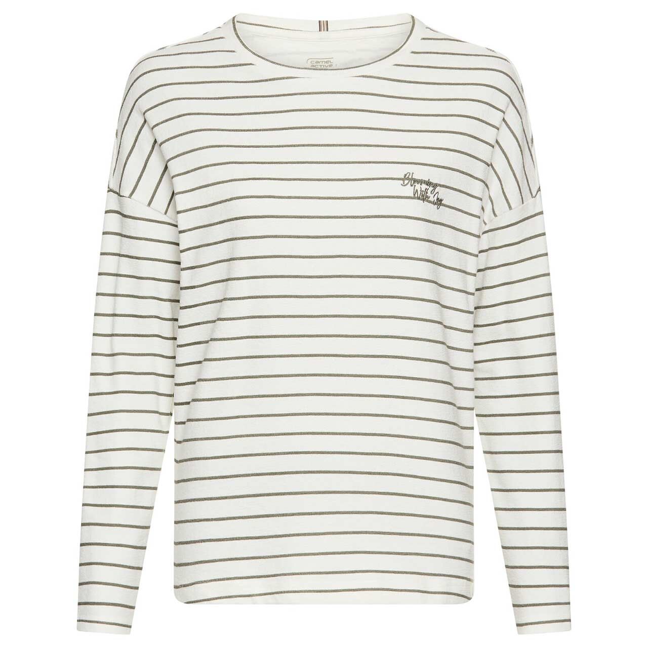 Camel active Damen Pullover milk white stripes