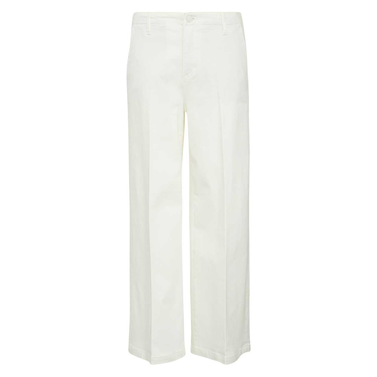 Comma Damen Alva Culotte Cropped Hose offwhite