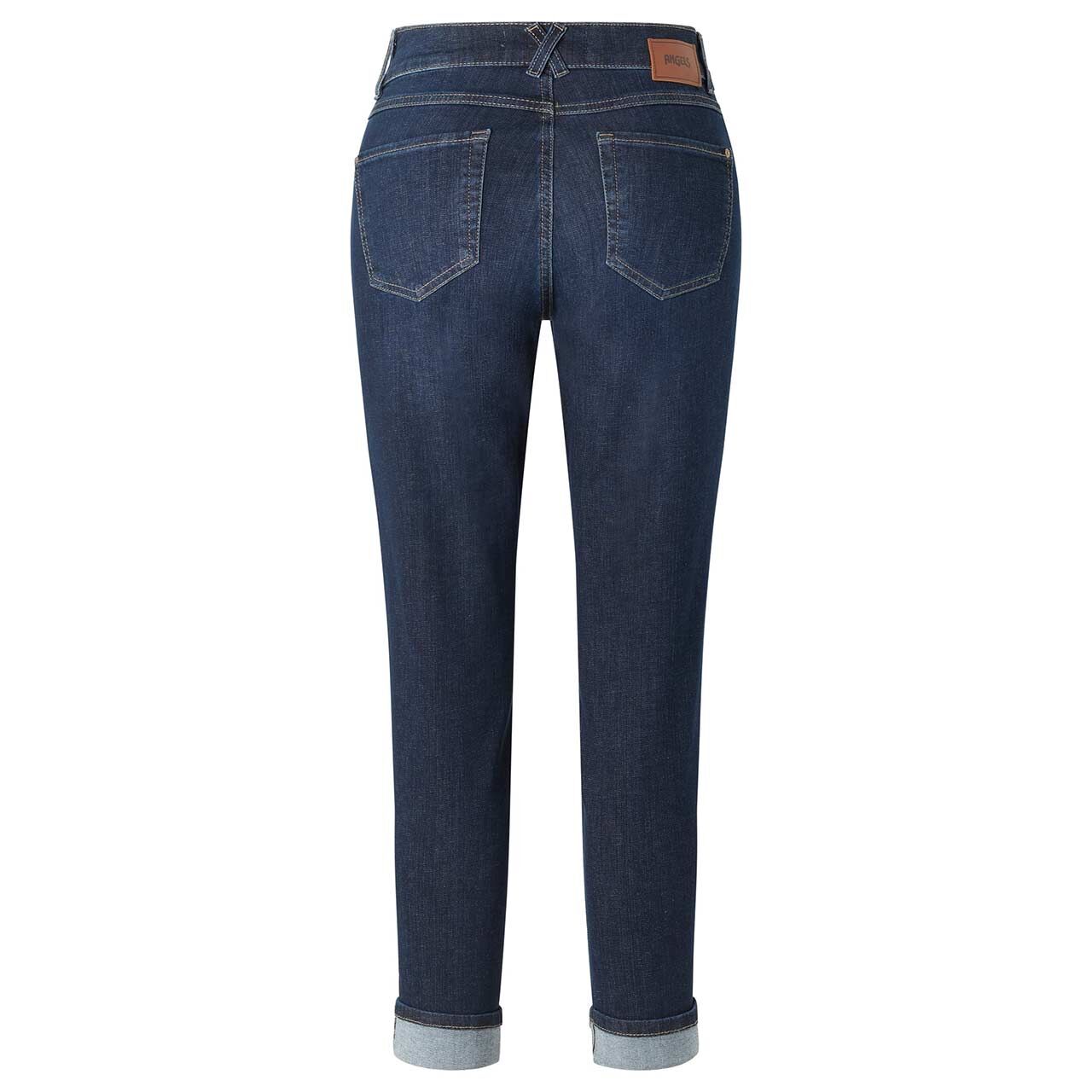 Damen Ankle Jeans Darleen Crop TU von Angels in Dunkelblau angewaschen, Rückansicht
